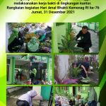 Kerja bakti HAB ke-76