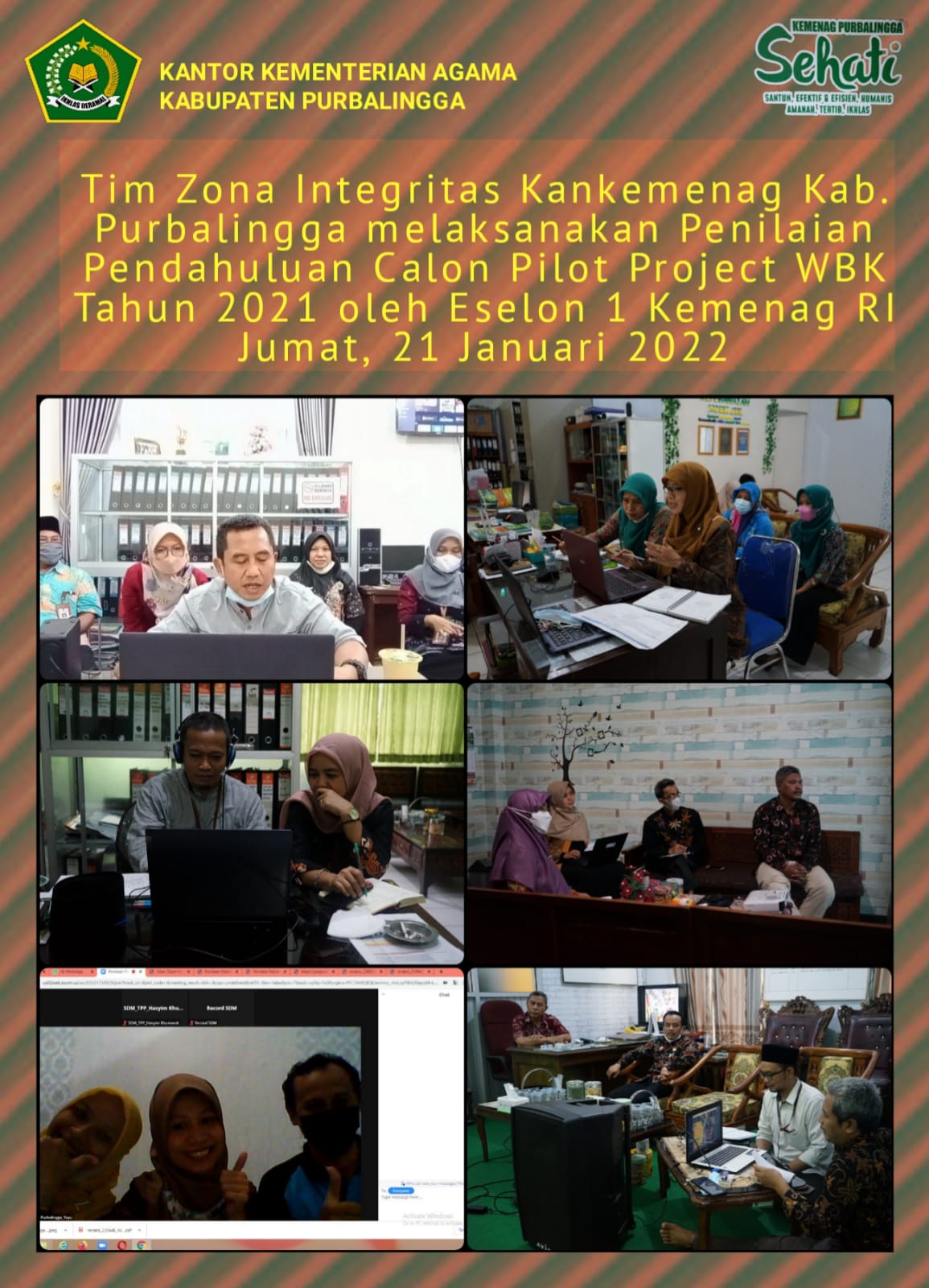 Penilaian Pendahuluan Calon Pilot Project WBK Tahun 2021