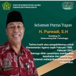 Purna Tugas Kasubbag TU Kantor Kementerian Agama H. Purwadi, S.H.