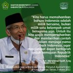 Kankemenag Syafi’ : Indonesia adalah milik bersama, bukan milik satu umat beragama saja.