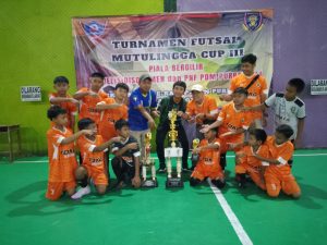 MI Muhammadiyah Bojongsana Juara Terbaik Pertama Kompetisi Futsal Mutulingga Cup III Tahun 2024