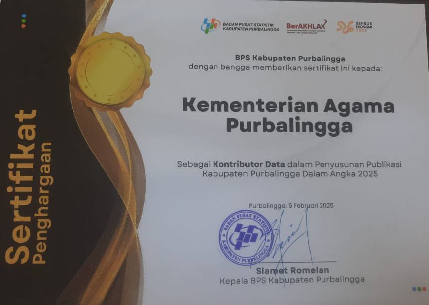 Hadiri FGD Purbalingga Dalam Angka Kementerian Agama Kabupaten Purbalingga Komitmen Tingkatkan Layanan Data