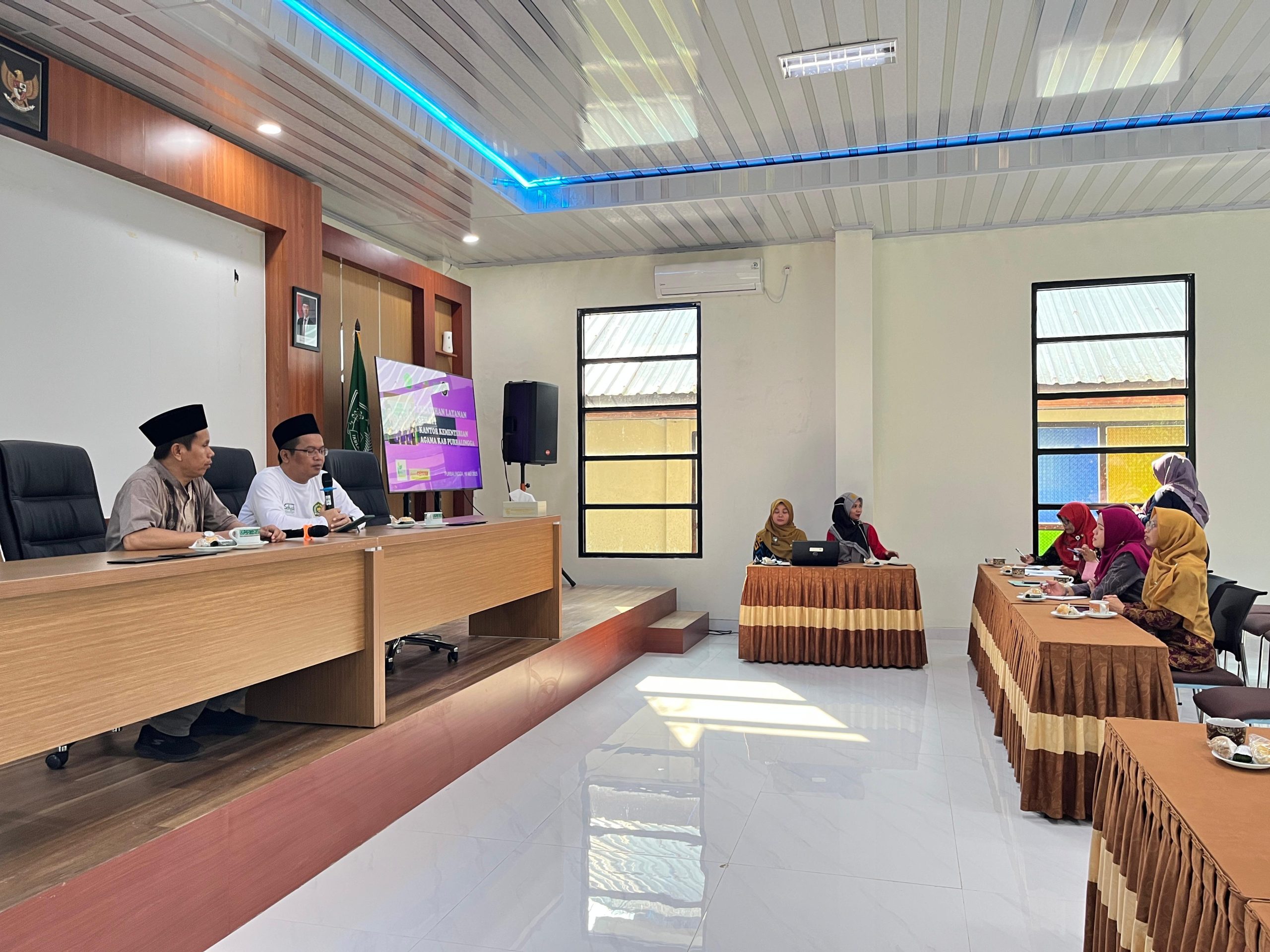 Tingkatkan Kualitas Pelayanan, Kankemenag Purbalingga Gelar Pelatihan Layanan Sehati