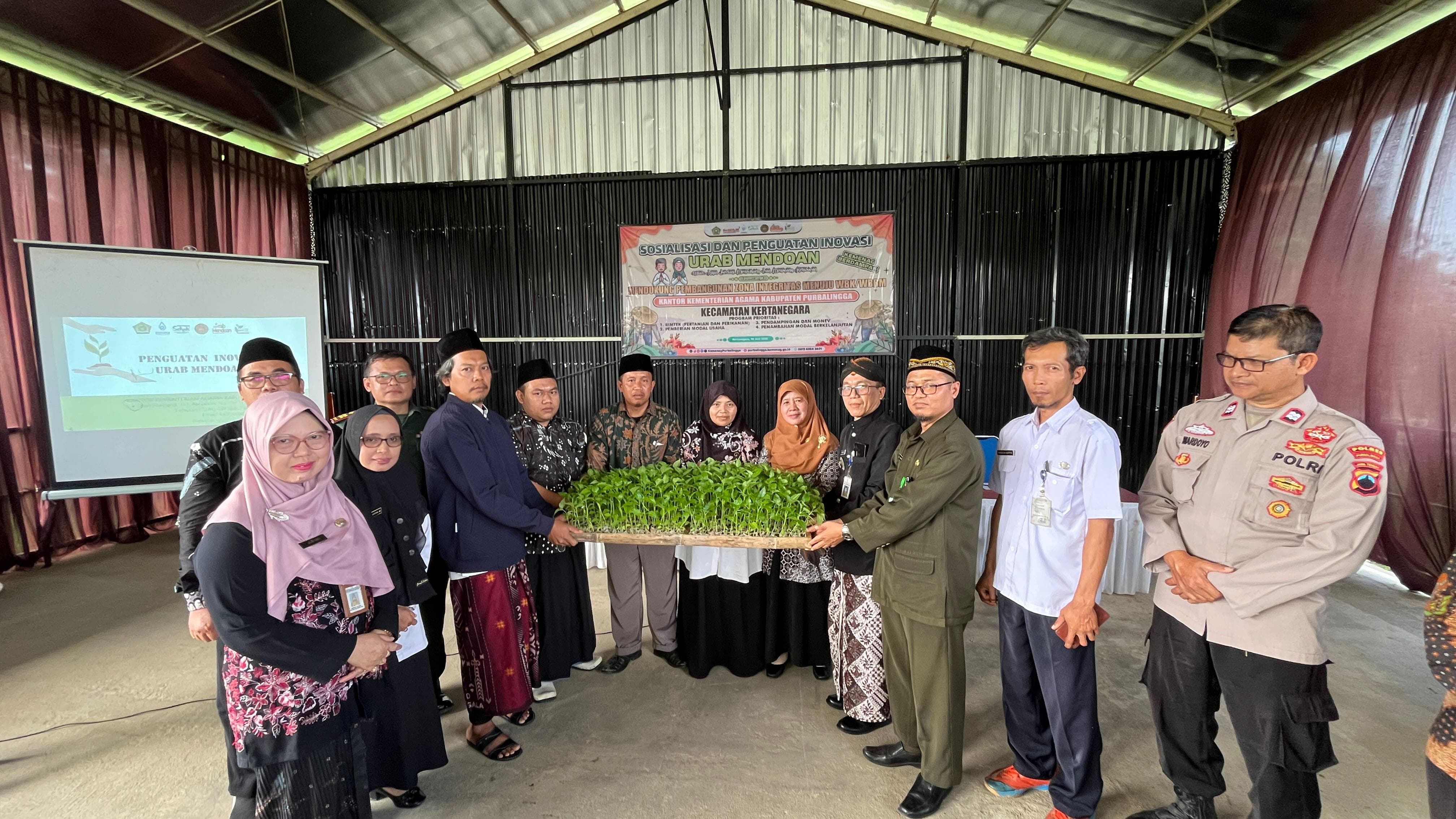 Sosialisasi urab mendoan di Kecamatan Kertanegara