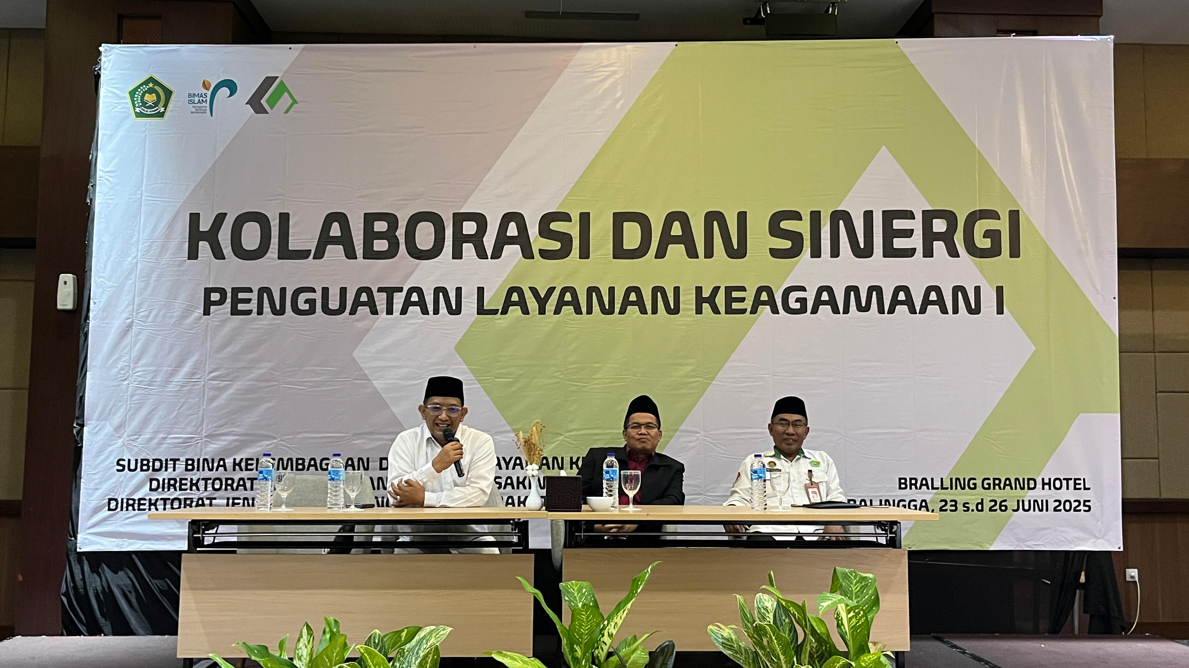 Kolaborasi dan sinergi layanan keagamaan