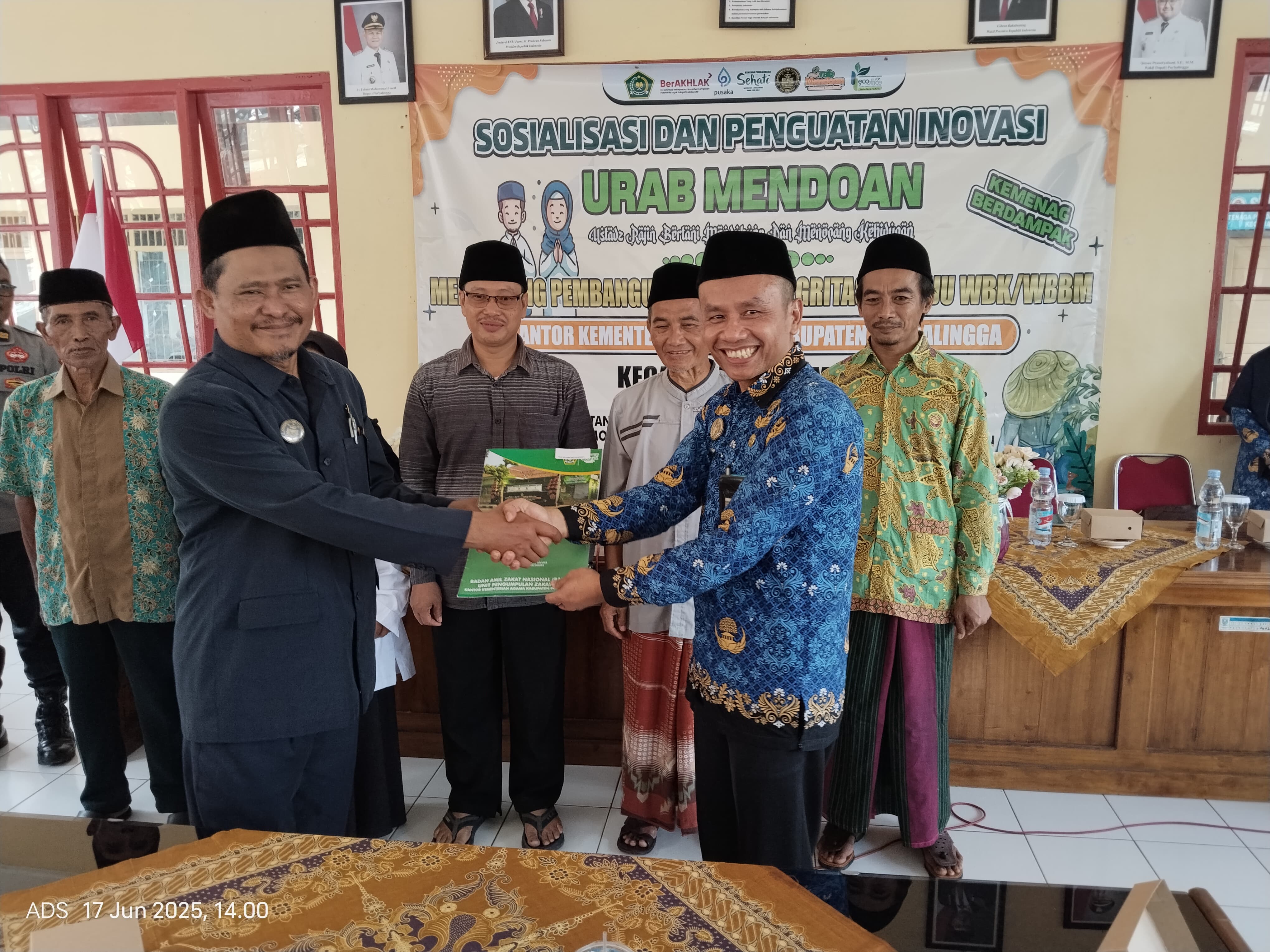 Camat Padamara dukung program Urab Mendoan Kankemenag Purbalingga
