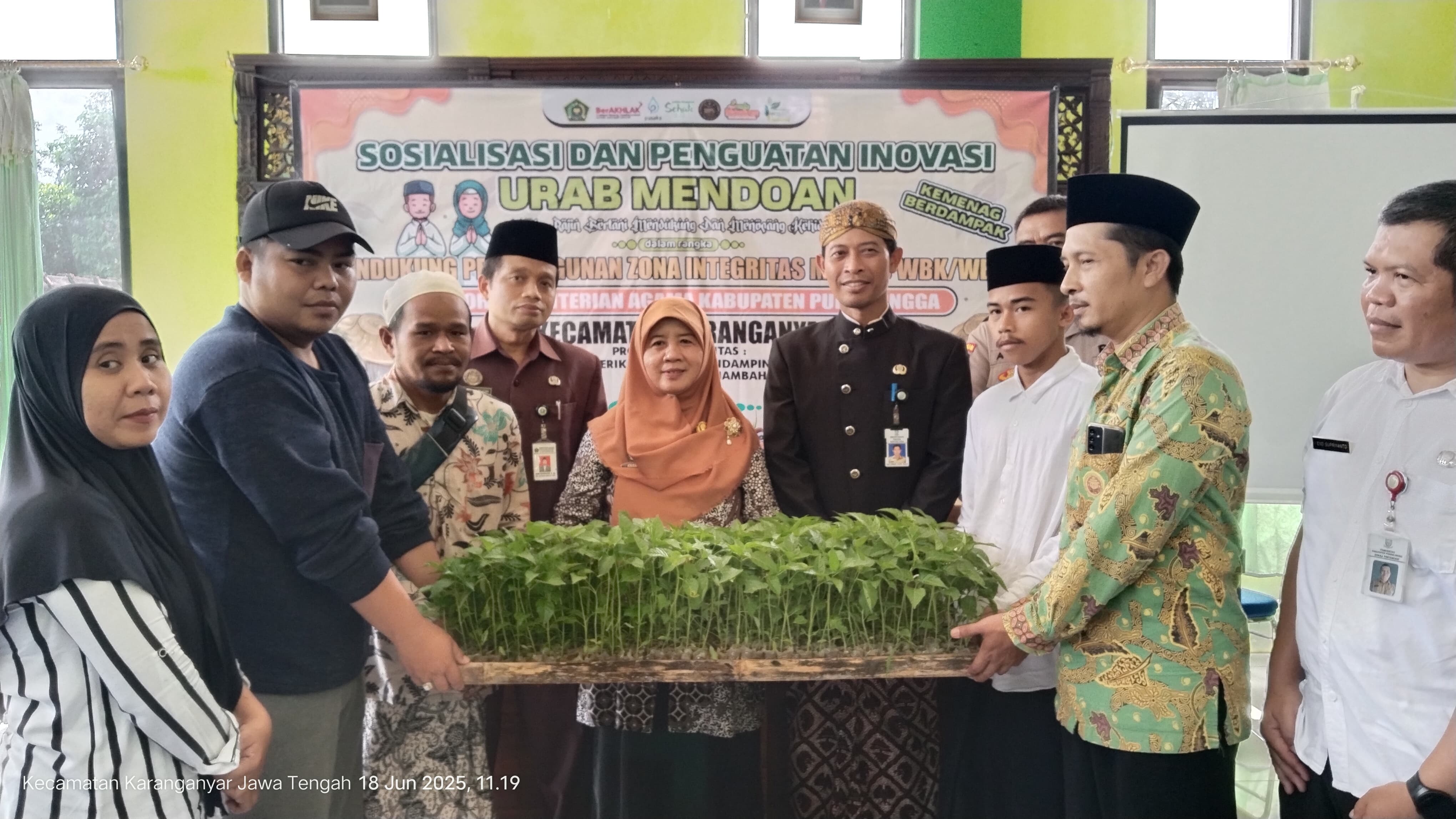 Sosialisasi program urab mendoan di Kecamatan Karanganyar