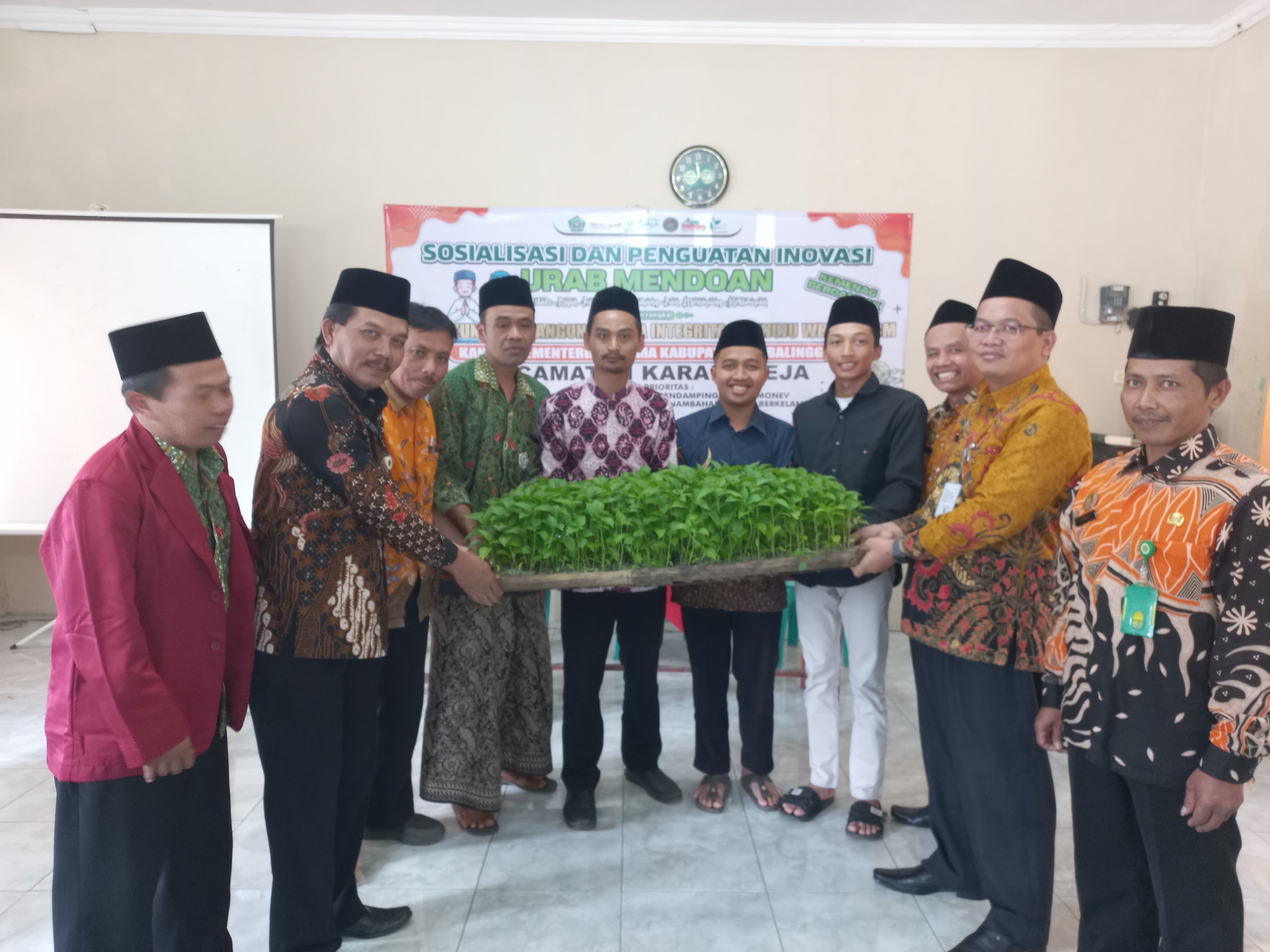 Sosialisasi urab mendoan di Kecamatan Karangreja