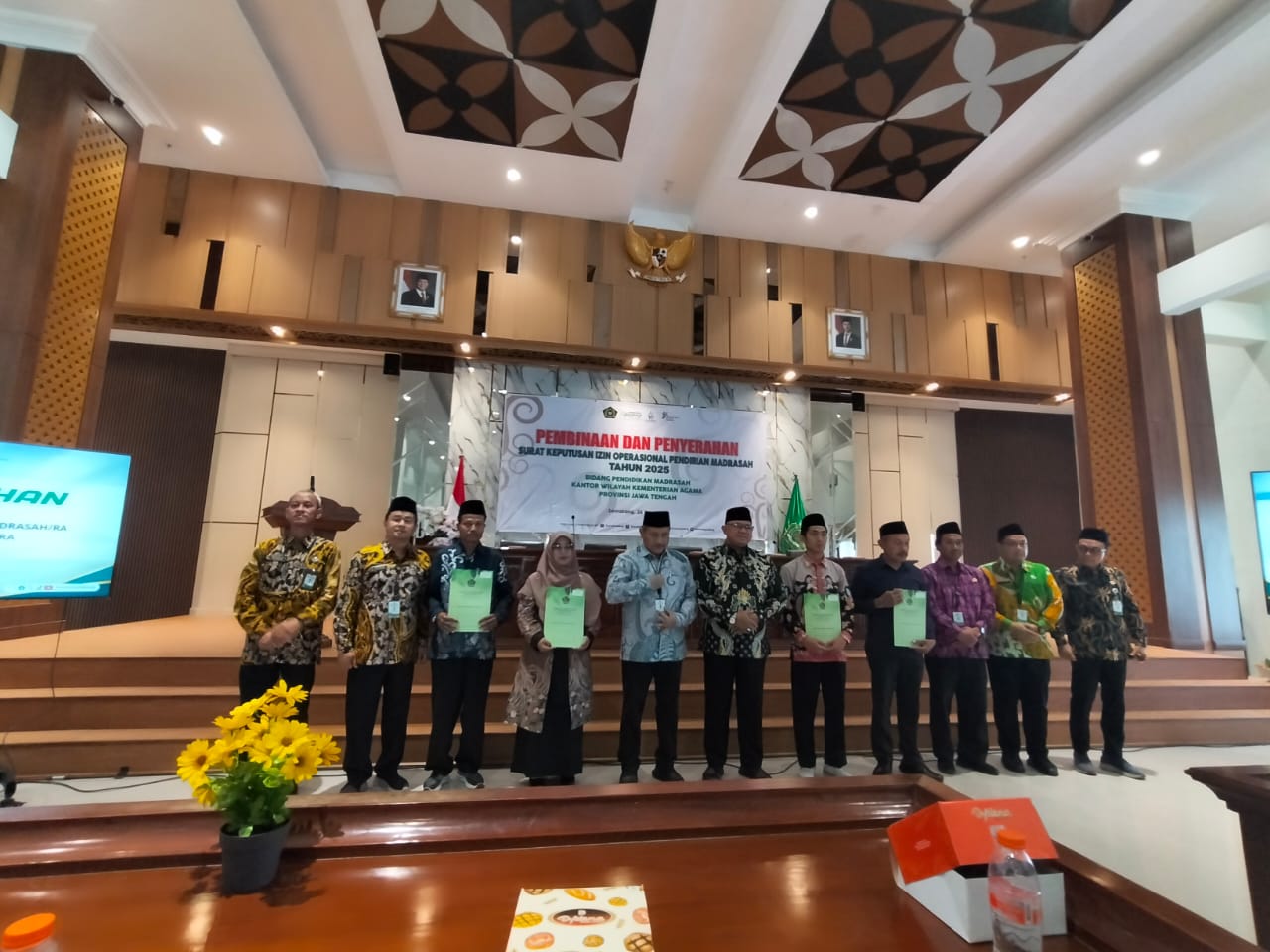 MA Tahfidzul Qur'an Al Fatah mendapatkan SK IJOP pendirian madrasah
