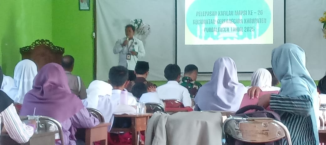Pengawas PAI Lepas Kafilah MAPSI Kecamatan Kertanegara
