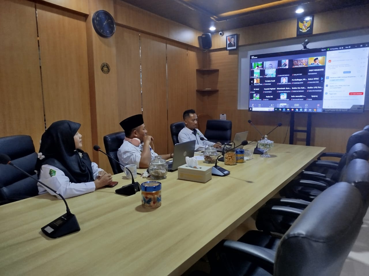 PD Pontren Kemenag Purbalingga Gelar Zoom Optimalisasi Percepatan Penyelesaian BAP EMIS