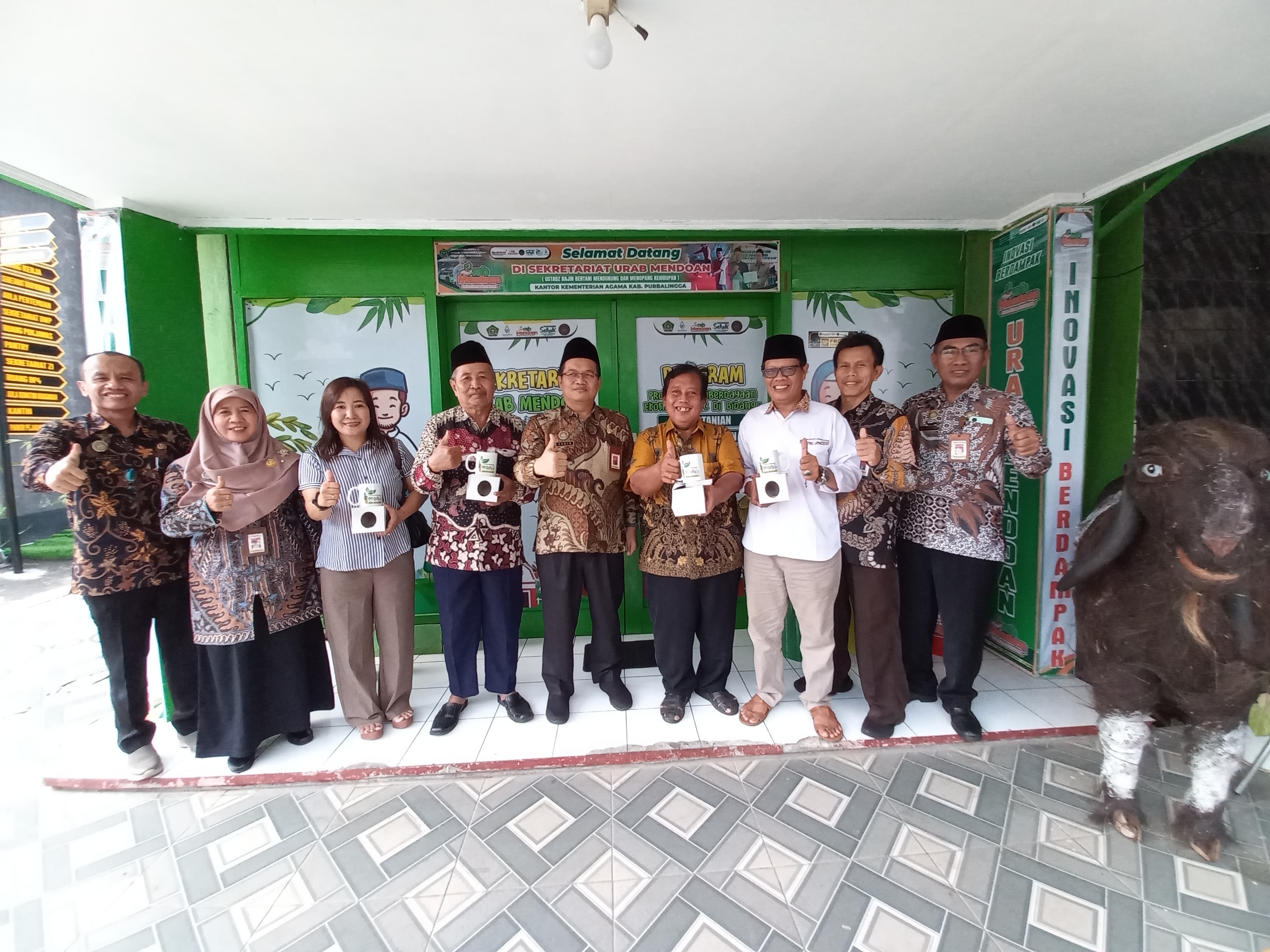 Forum Kerukunan Umat Beragama (FKUB) menyatakan dukungan terhadap Program Inovasi Berdampak Urab Mendoan Kemenag Purbalingga