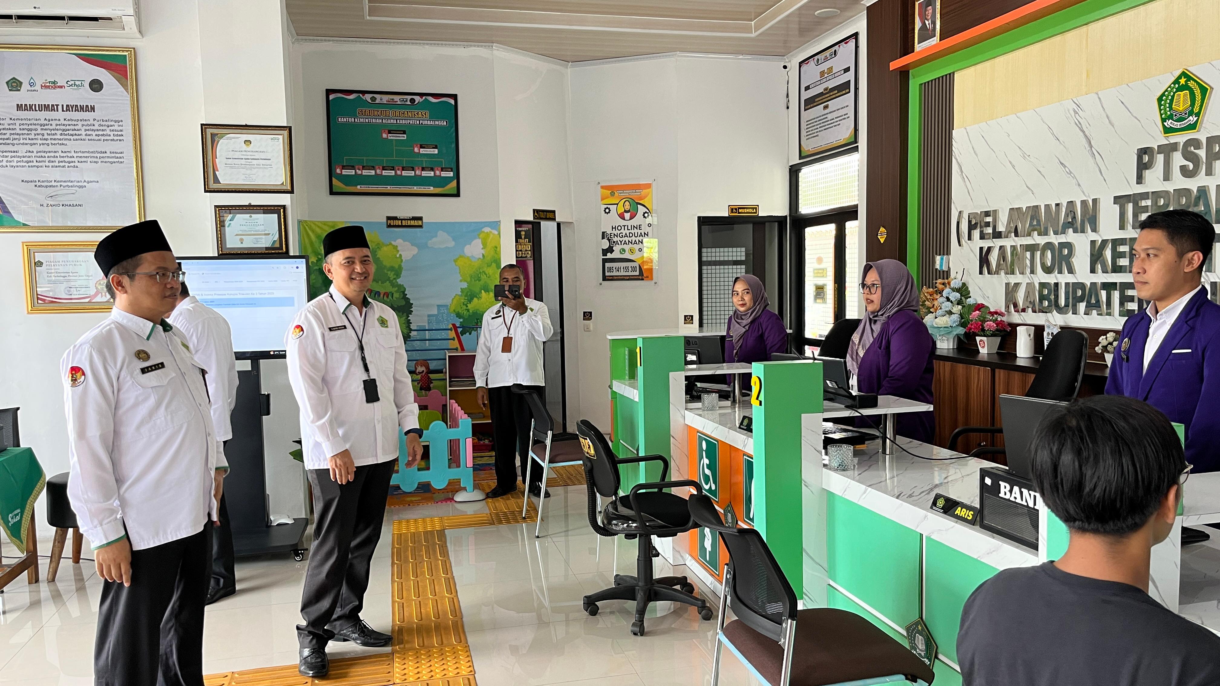 Kabag TU Wahid Arbani kunjungi Kankemenag Purbalingga berikan apresiasi