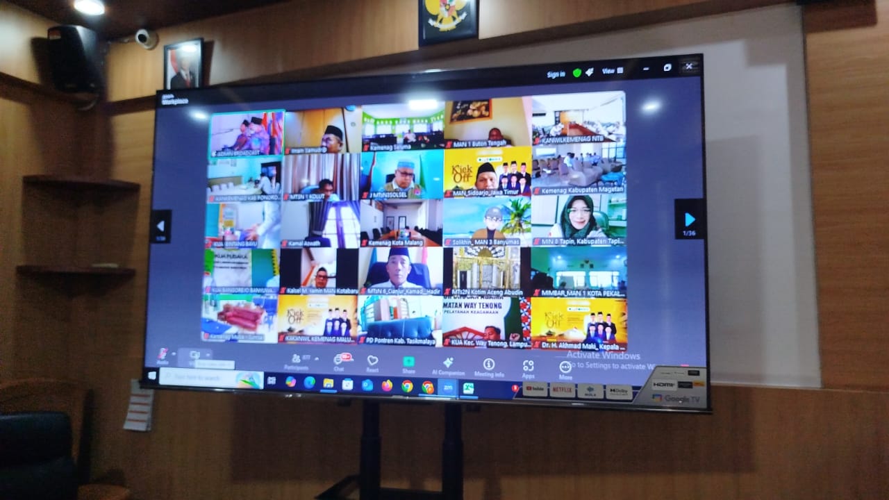 Kemenag Purbalingga ikuti pembukaan MQK Internasional pertama secara virtual