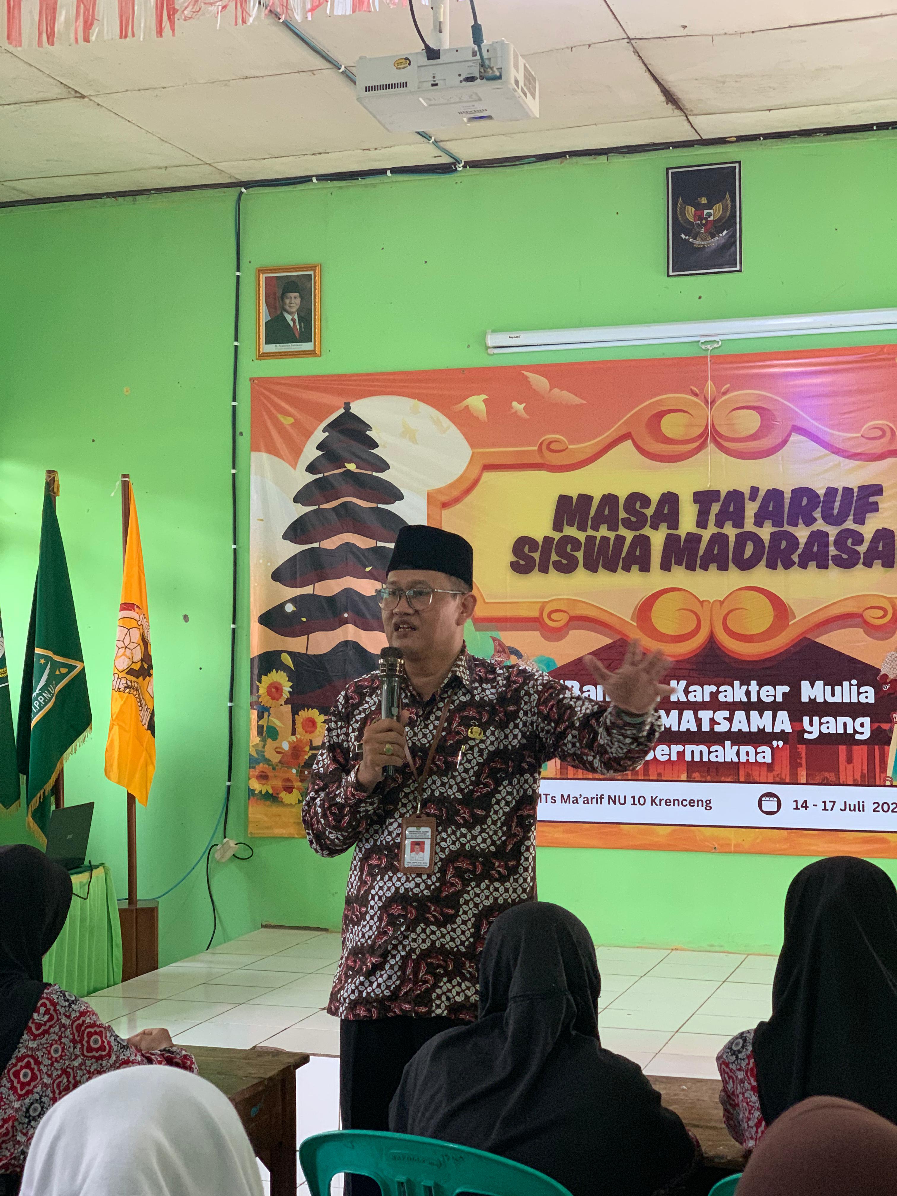 Pengawas MTs berikan Materi keindonesiaan pada Matsama