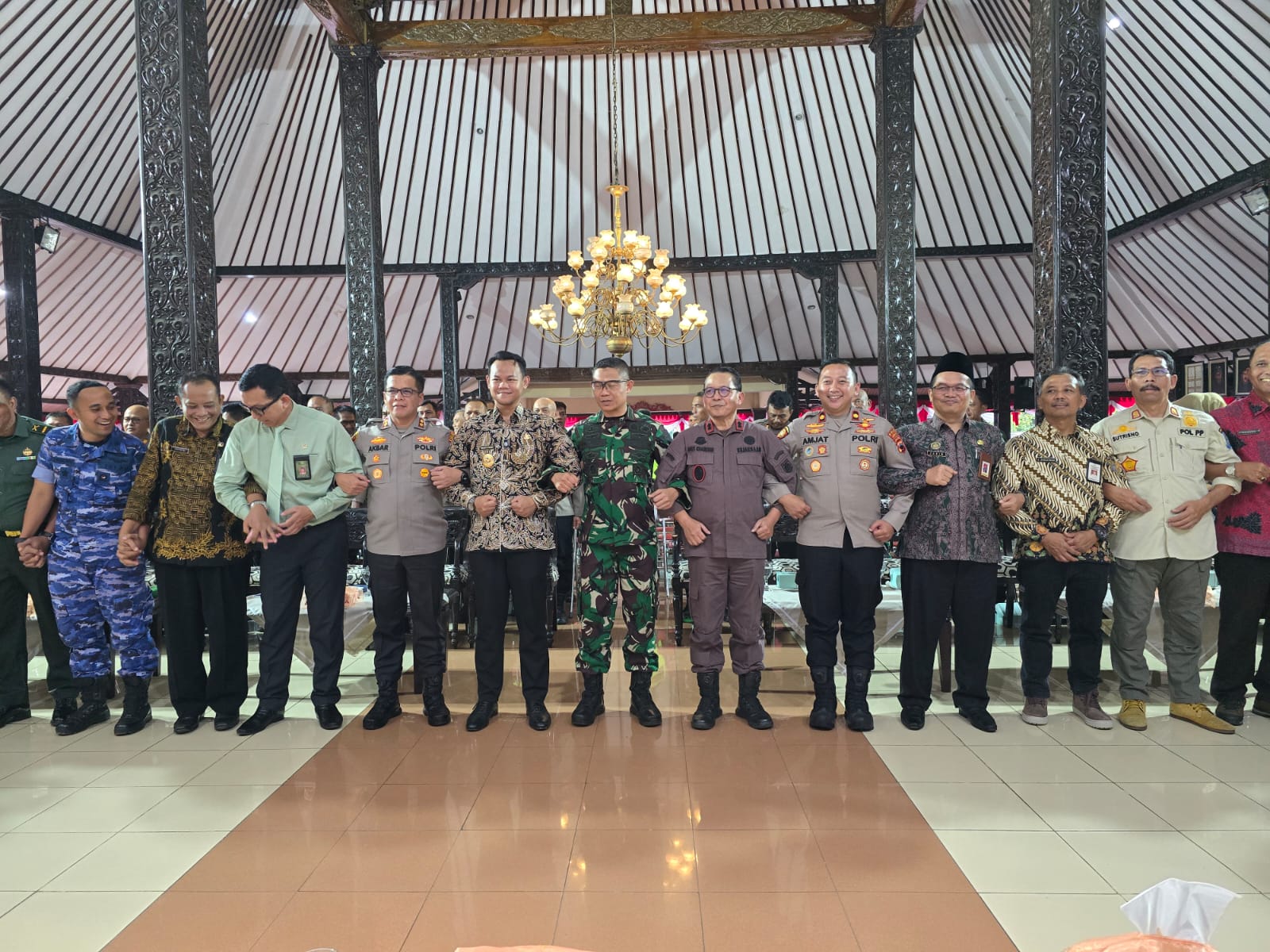 Kakankemenag Purbalingga Dukung Sinergi Tiga Pilar Wujudkan Kamtibmas Kondusif