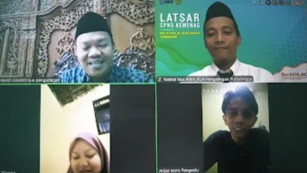 Inovatif, bimbingan calon pengantin digelar secara virtual di KUA Pengadegan