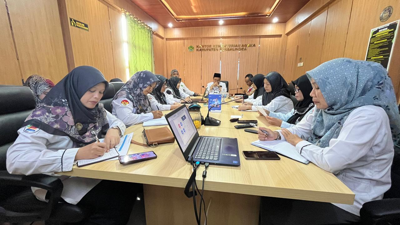 Jelang Evaluasi TW III, Kankemenag Purbalingga Perkuat Koordinasi Anggaran
