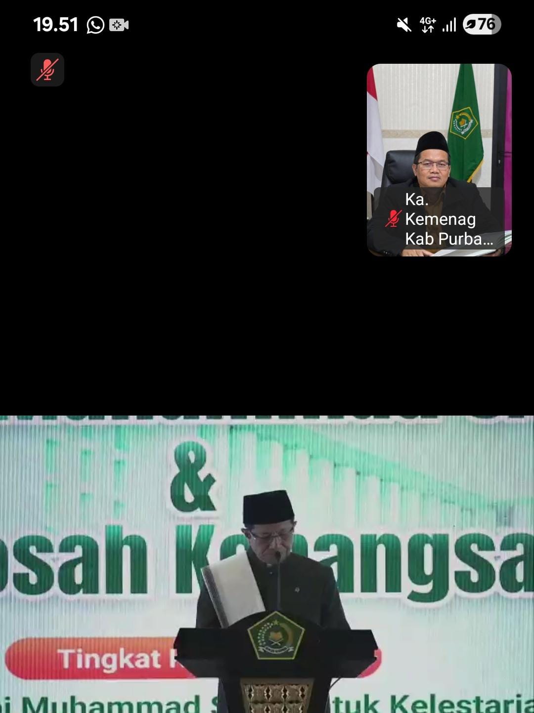 Kemenag Purbalingga ikuti doa kebangsaan secara daring