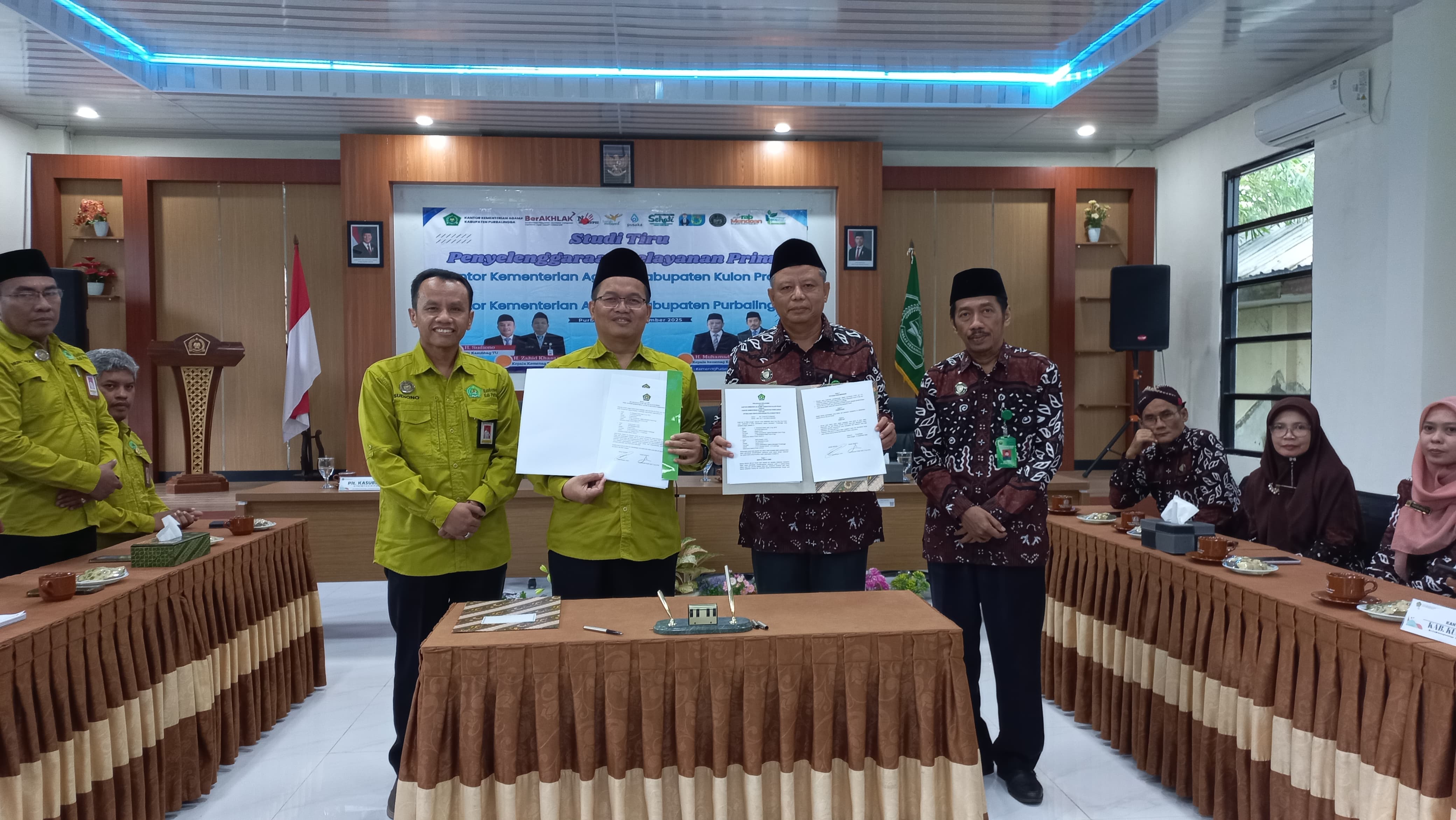Studi tiru Kemenag Kulon Progo DIY di Kemenag Purbalingga