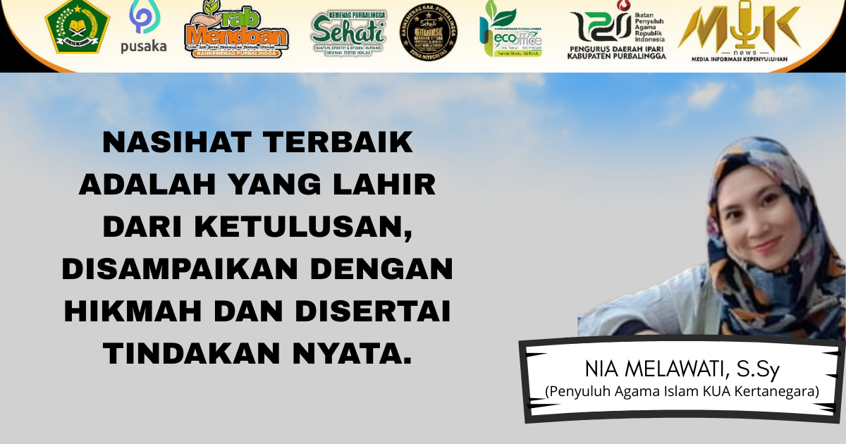 Nia Melawati, seni memberi dan menerima nasihat