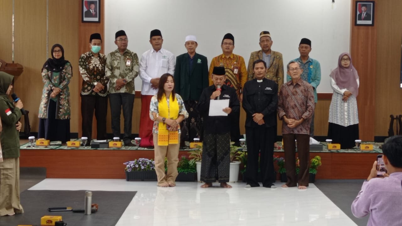 Deklarasi damai dalam doa bersama lintas agama Kemenag Purbalingga