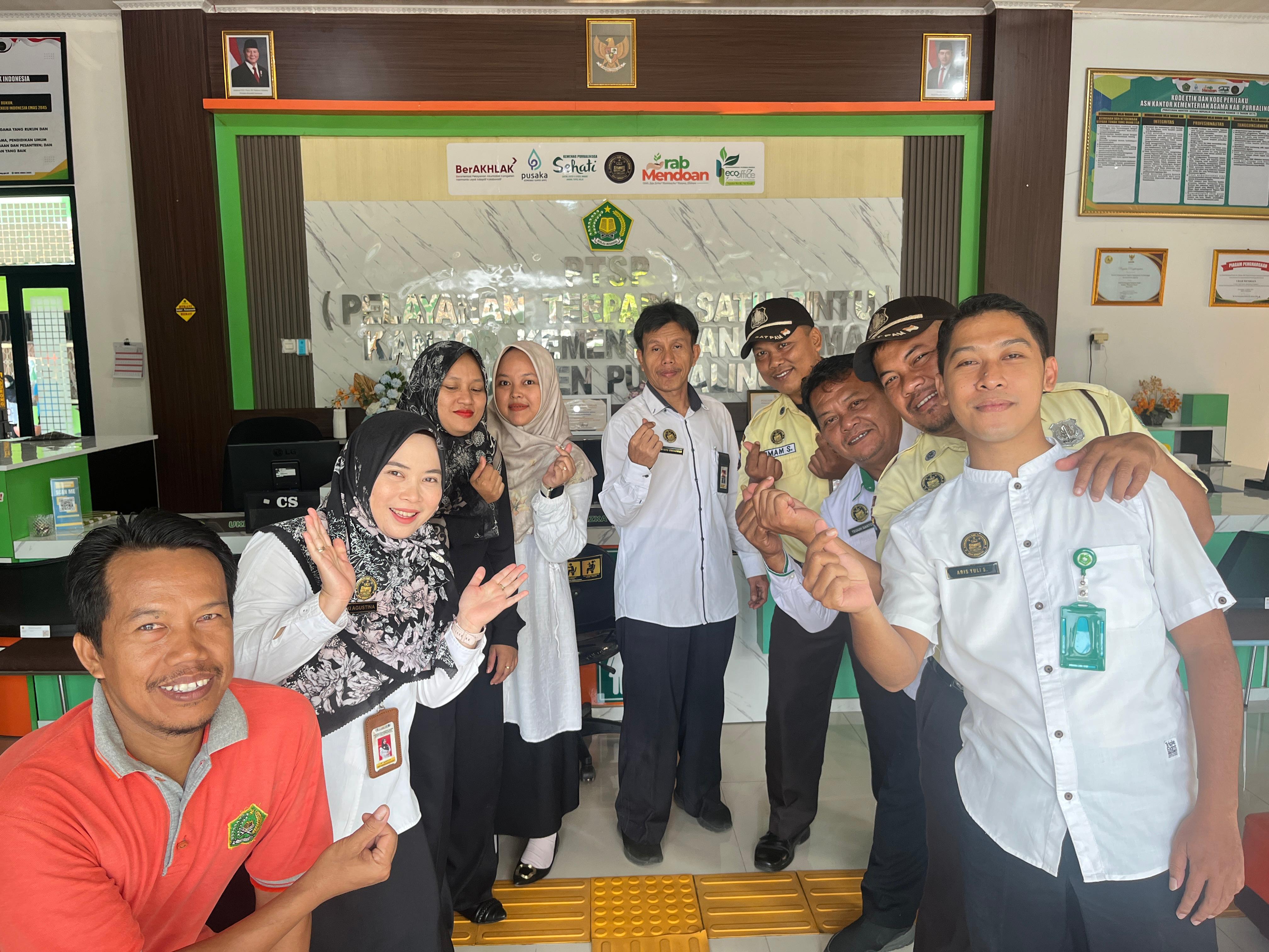 Briefing PTSP Kemenag Purbalingga