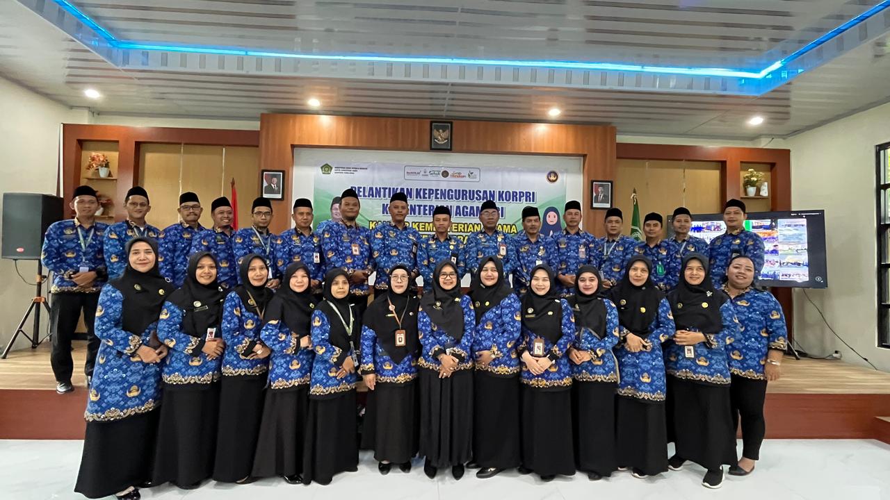 Pengukuhan pengurus korpri kemenag Purbalingga