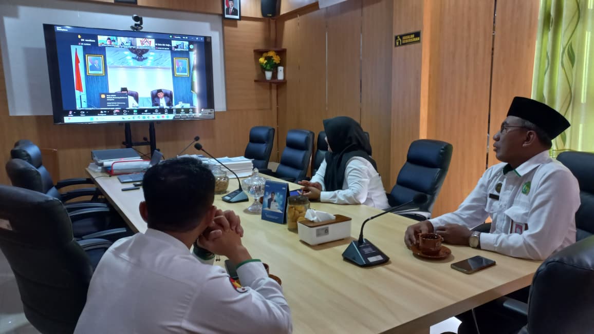 Kemenag Purbalingga ikuti breakfast meeting Kemenag RI