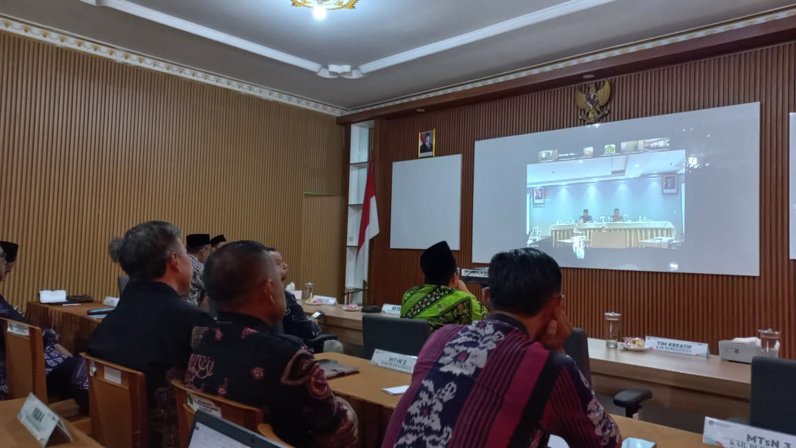 Kemenag Purbalingga ikuti Rakor PMPZI Kemenag RI