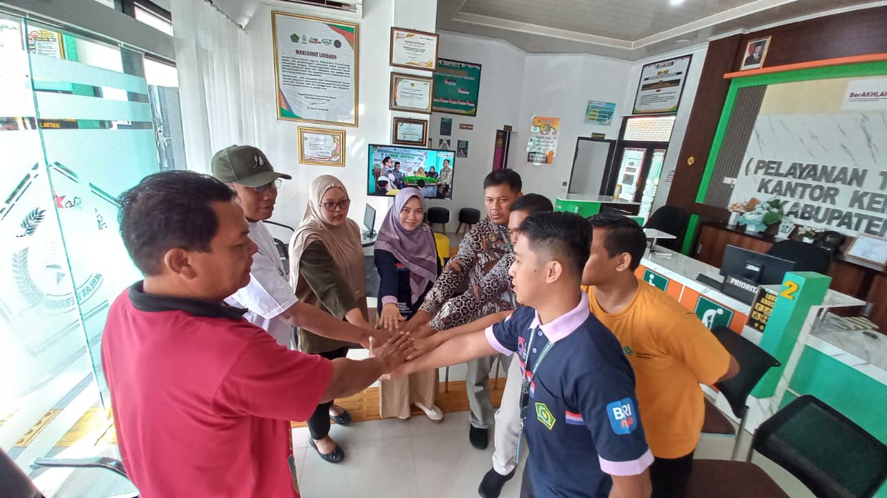 Briefing PTSP bersama Kasi Bimas Islam