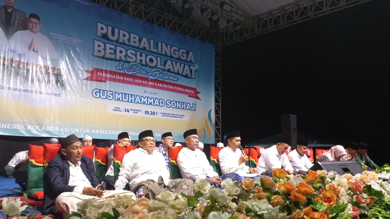 Kemenag Purbalingga hadiri Purbalingga Bershalawat Hari Jadi ke-195