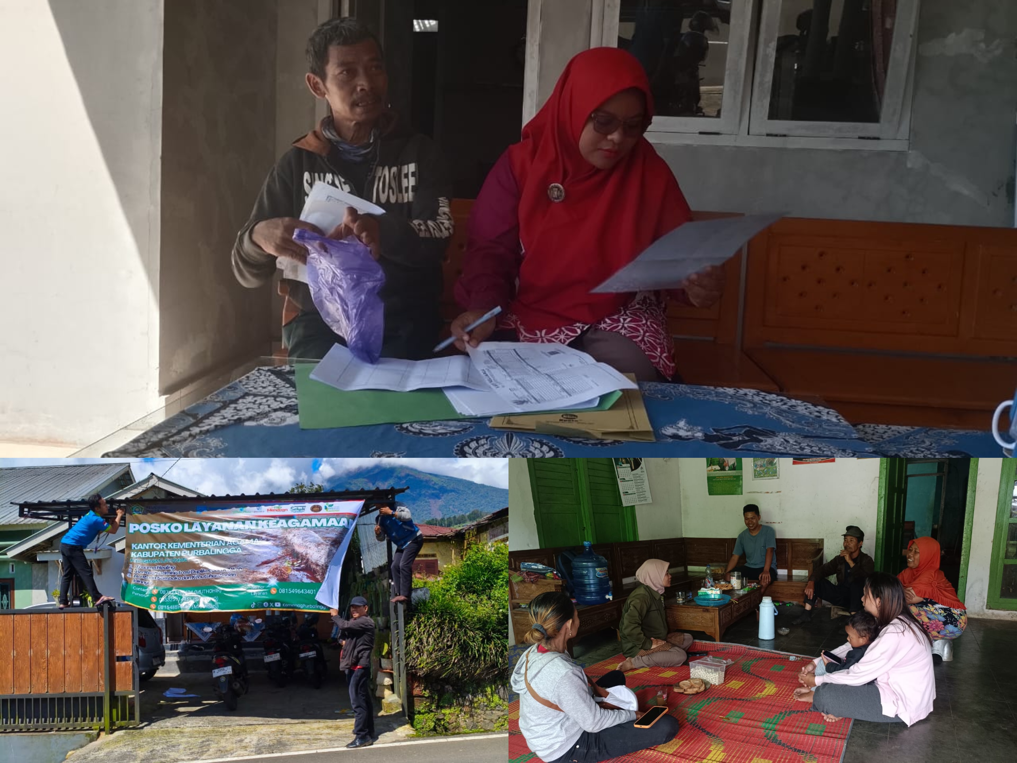 Layanan Keagamaan Posko Gunung Malang