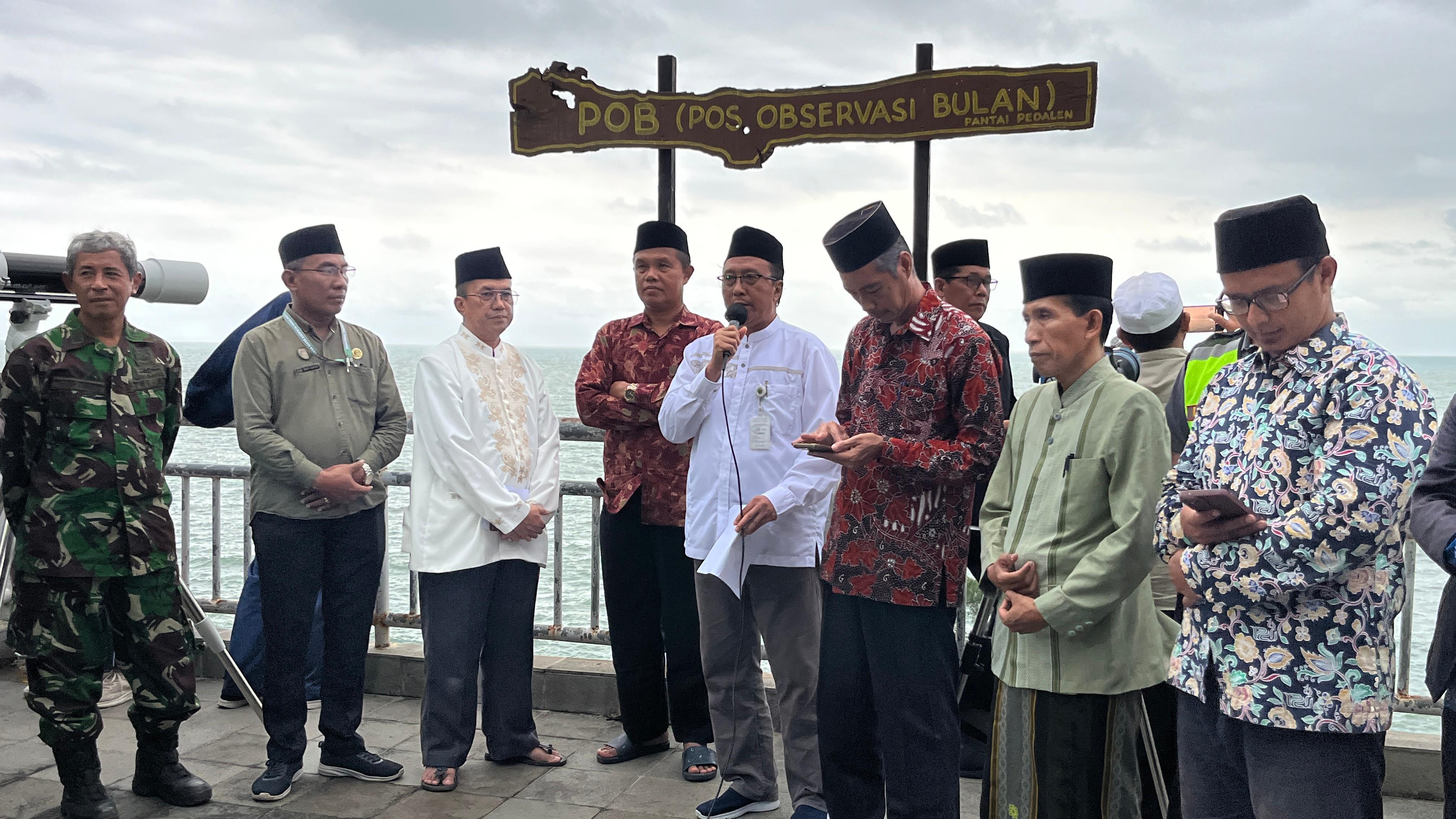 Rukyatul hilal di Pos Observasi Bulan, Kebumen