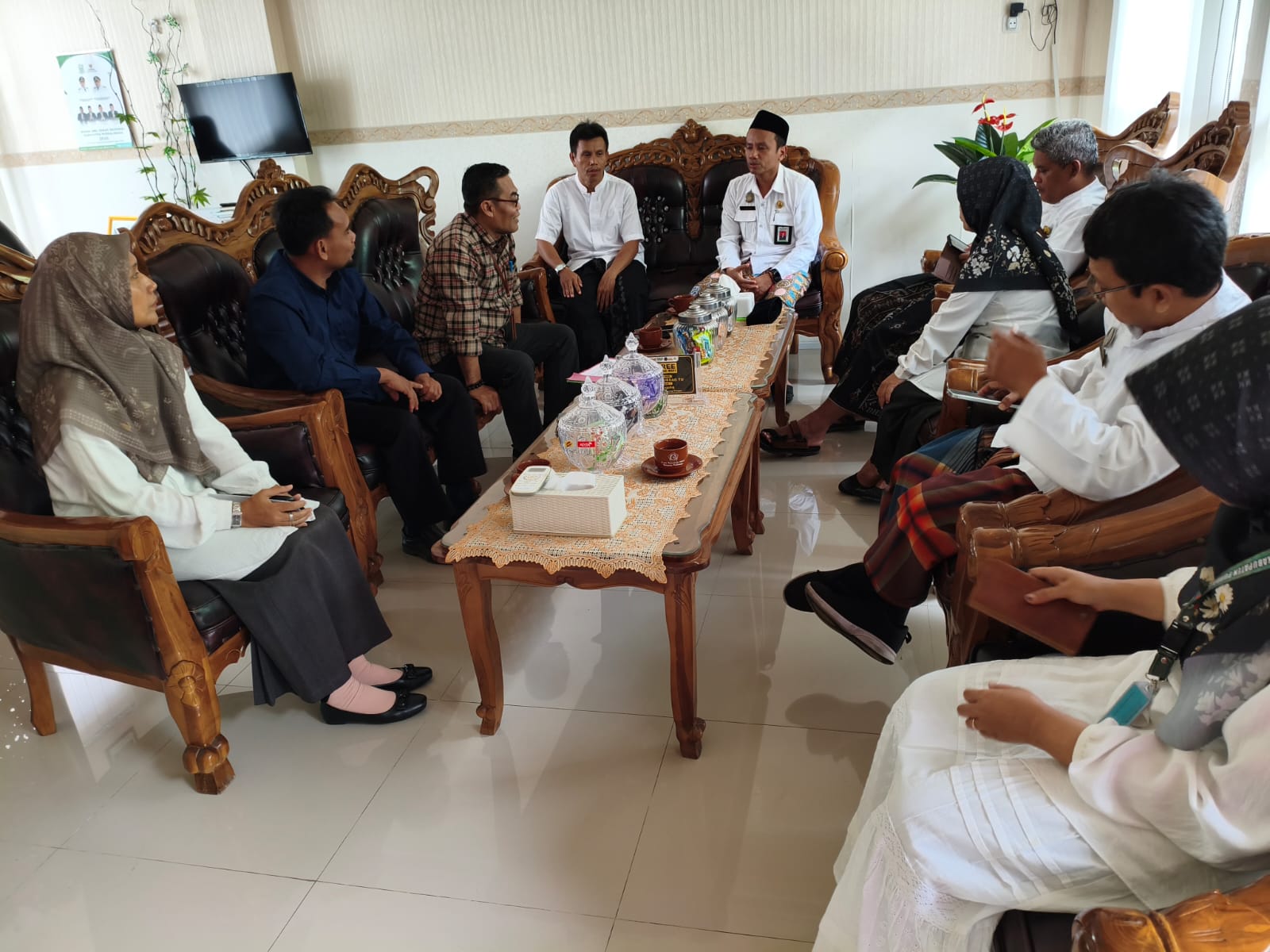 Kunjungan Biro Keuangan RI