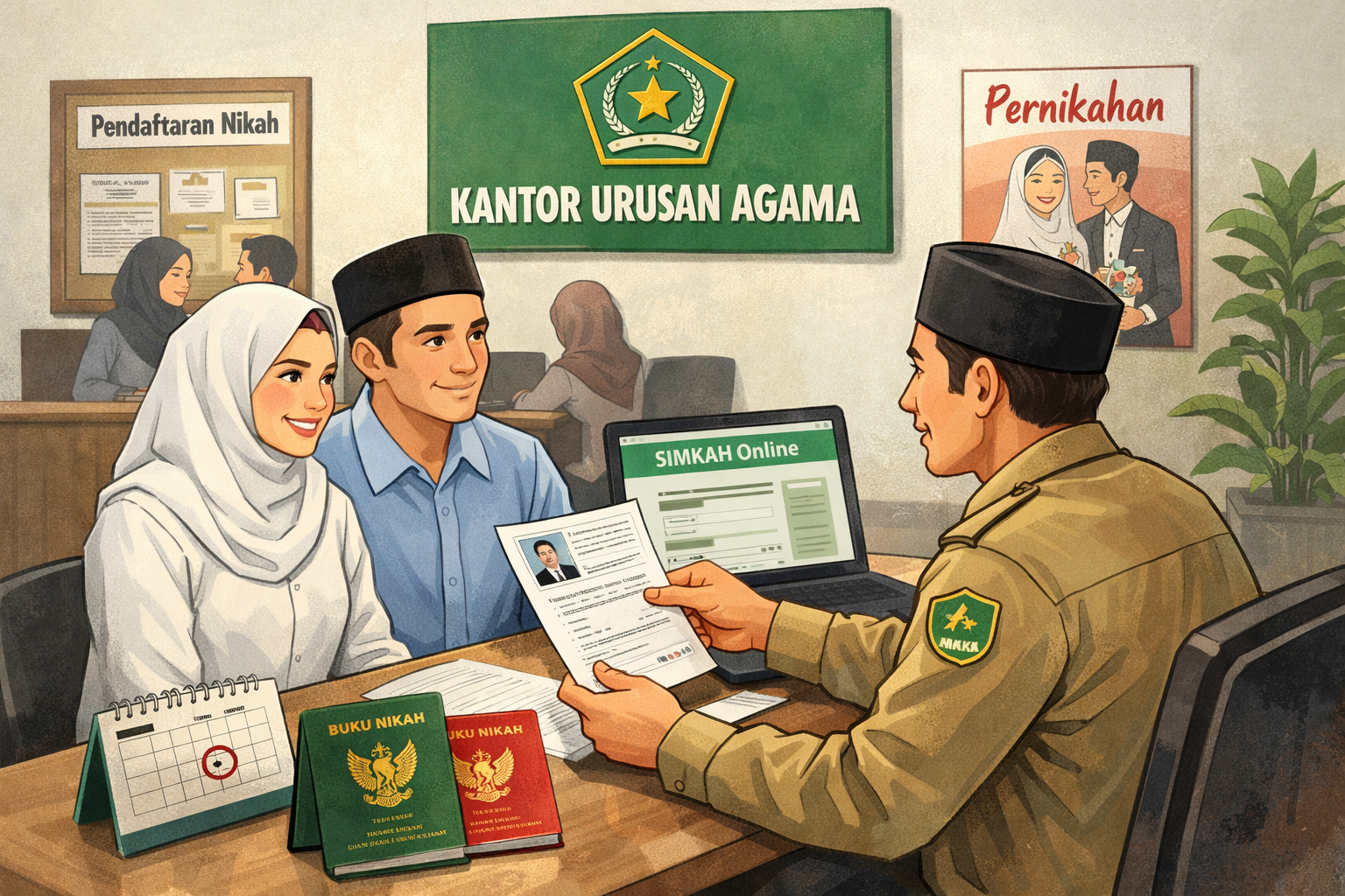 Lonjakan pernikahan pasca lebaran