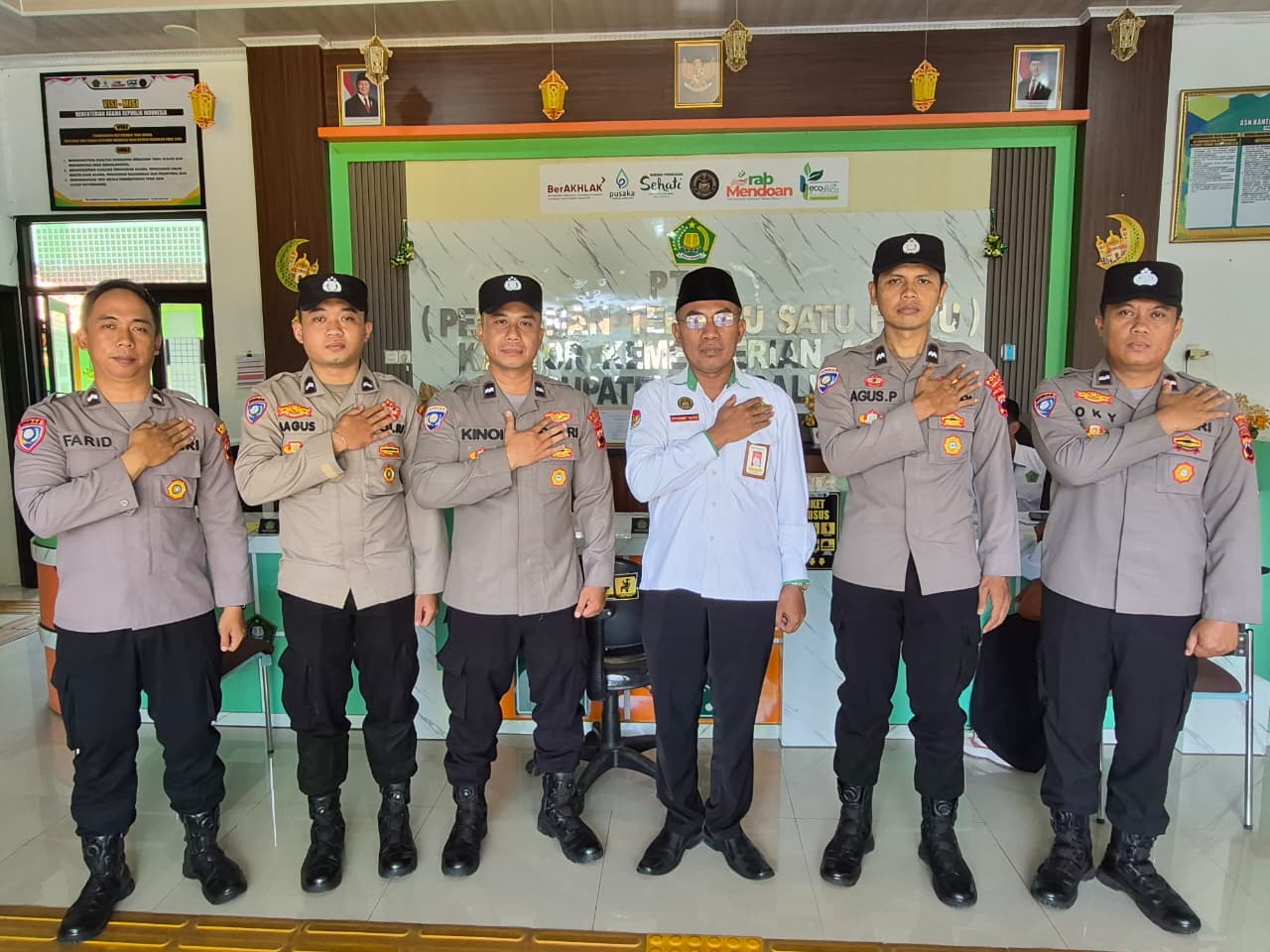 Silaturahmi dari Sat Binmas Polres Purbalingga ke Kemenag