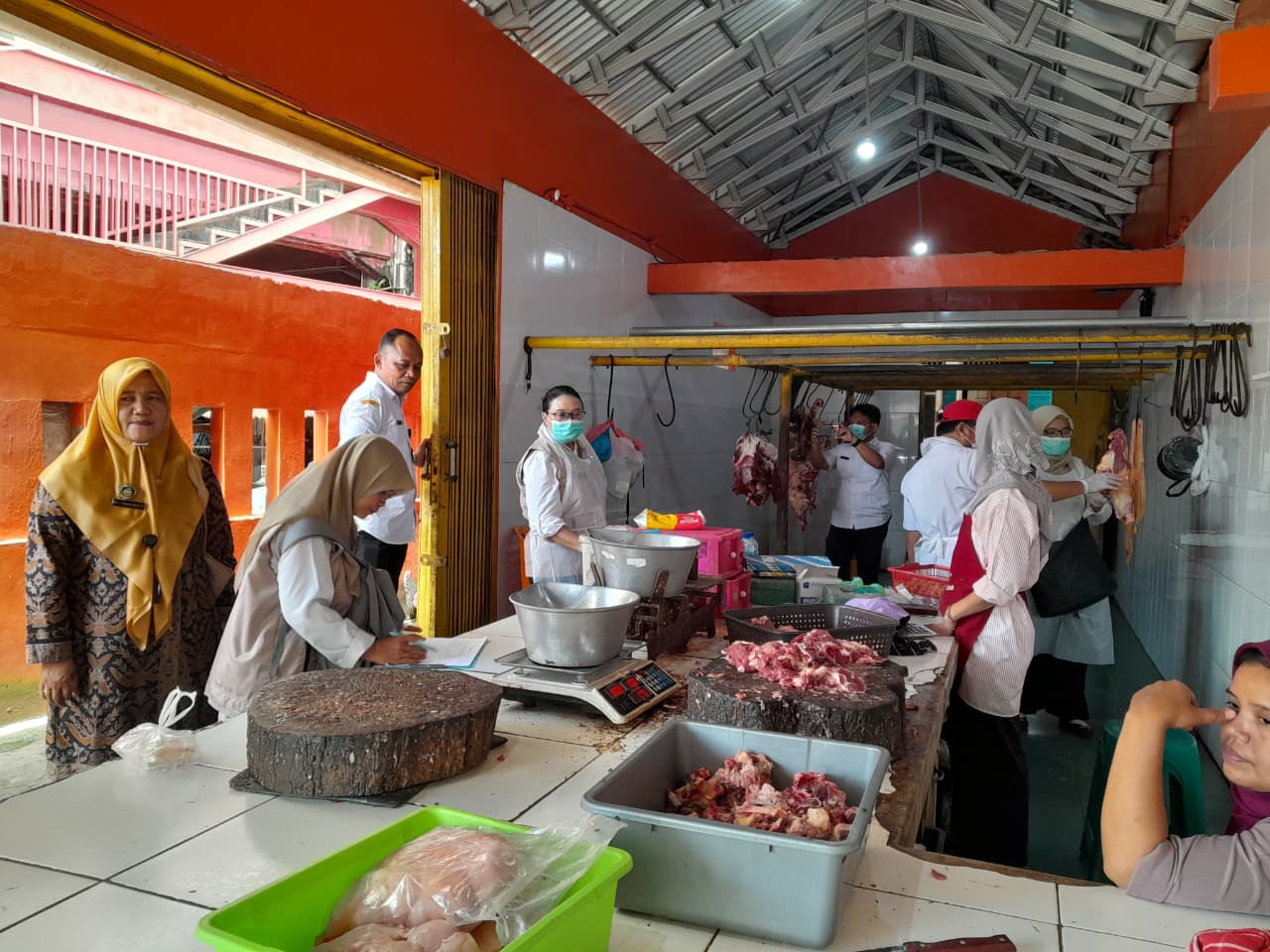Kemenag Purbalingga Ikuti Pengawasan Pangan Jelang HBKN di Pasar Bobotsari
