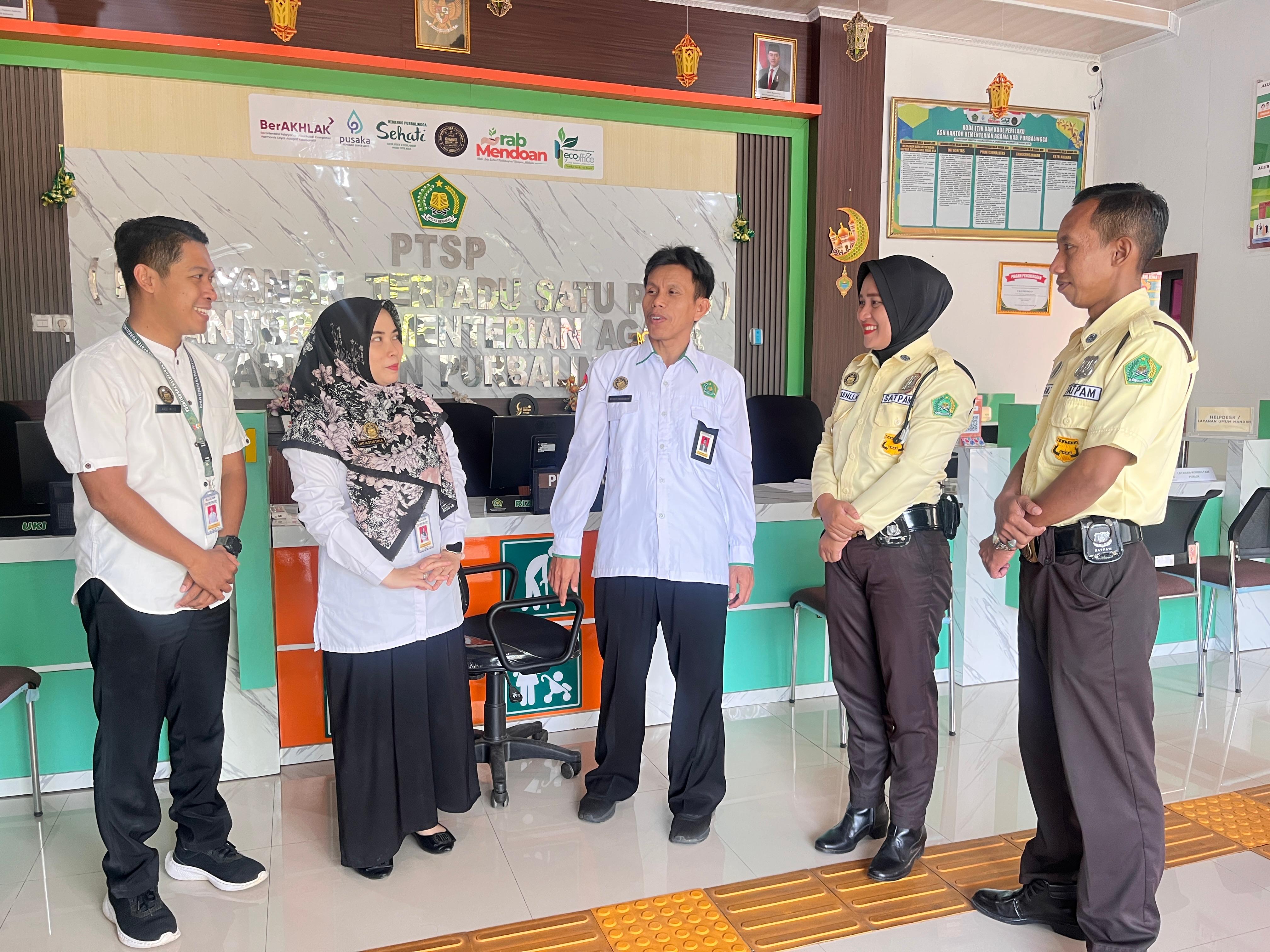 Briefing petugas PTSP jelang libur idulfitri 1447H