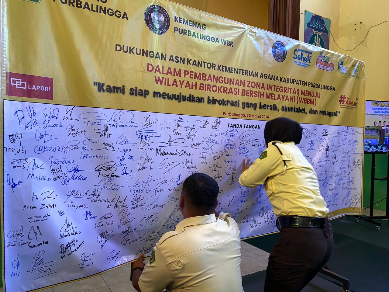Penandatanganan Dukungan ZI WBK-WBBM 2006-2027.