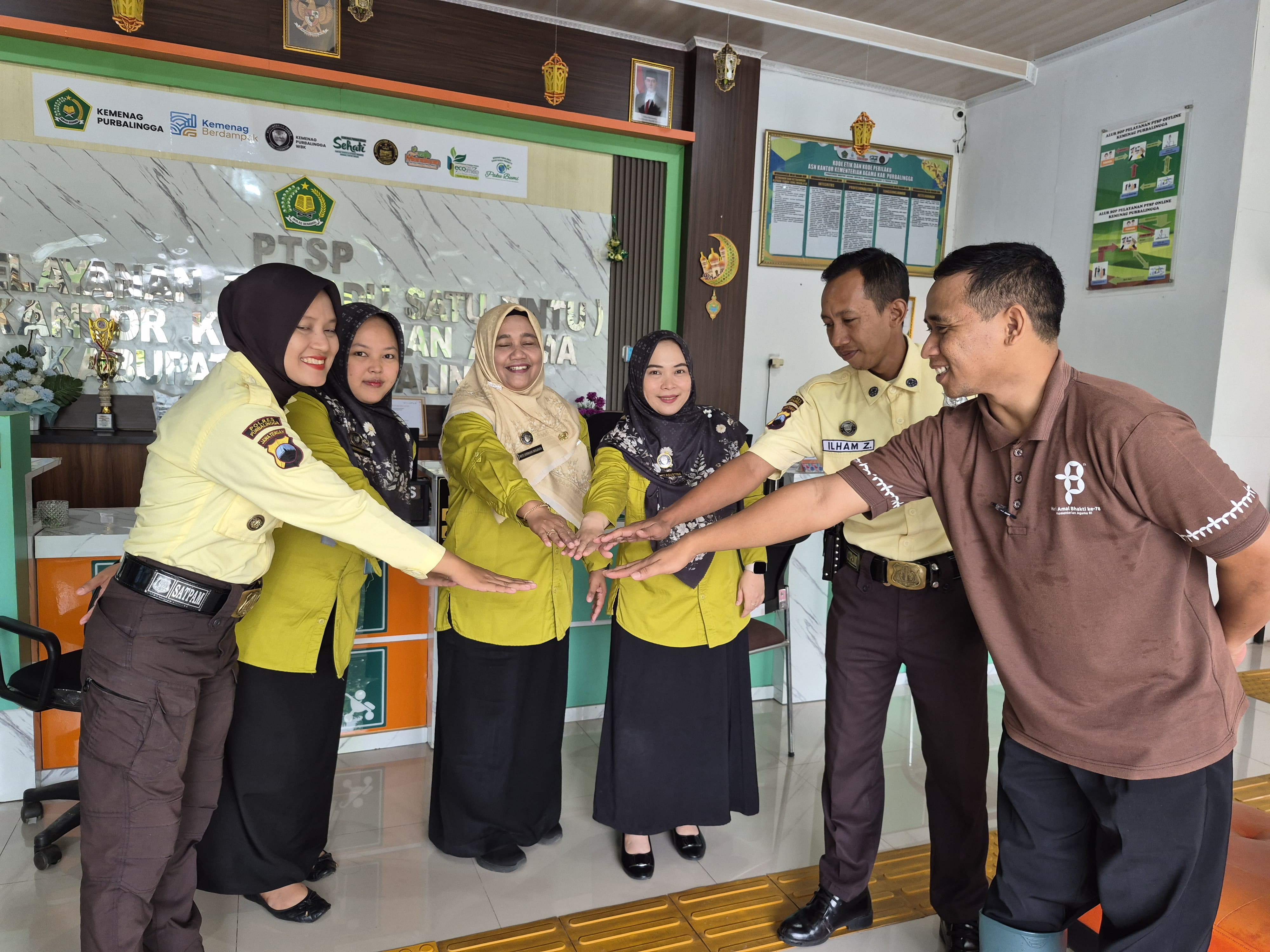 Briefing pagi PTSP bersama Gara Zawa