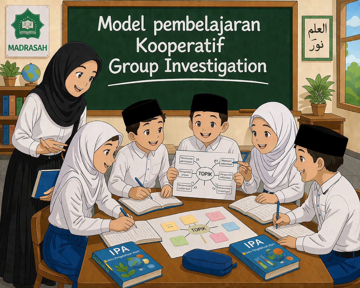 Model pembelajaran kooperatif group investigation