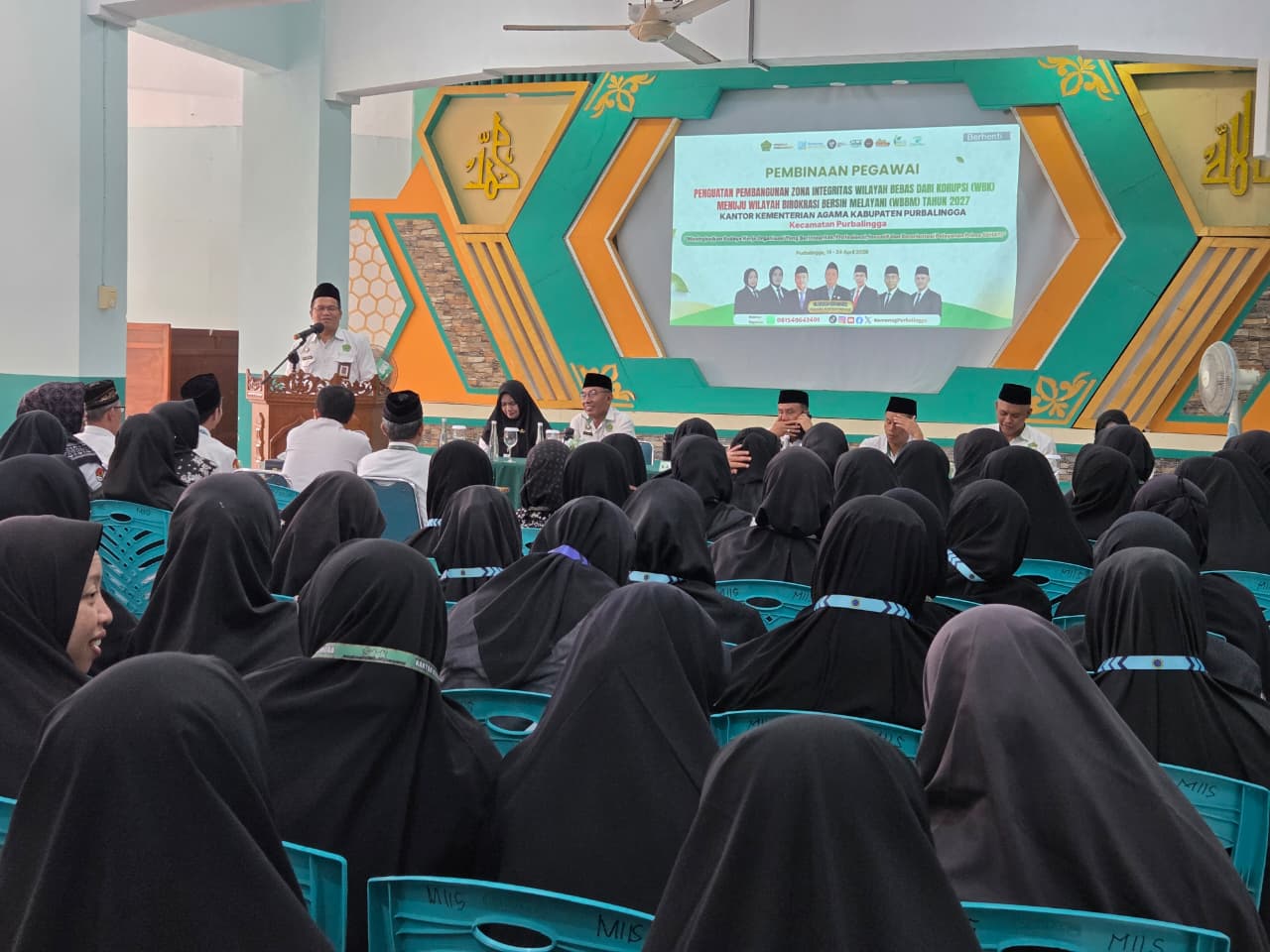 Hari Pertama Roadshow Penguatan PZI Menuju WBBM, Kankemenag Purbalingga Tekankan Integritas dan Profesionalitas