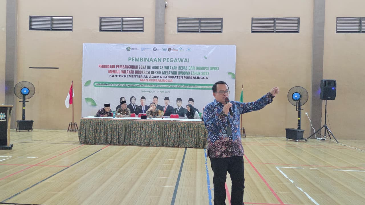 Sosialisasi Pengembangan SDM Warnai Roadshow Pembinaan Pegawai di MAN Purbalingga