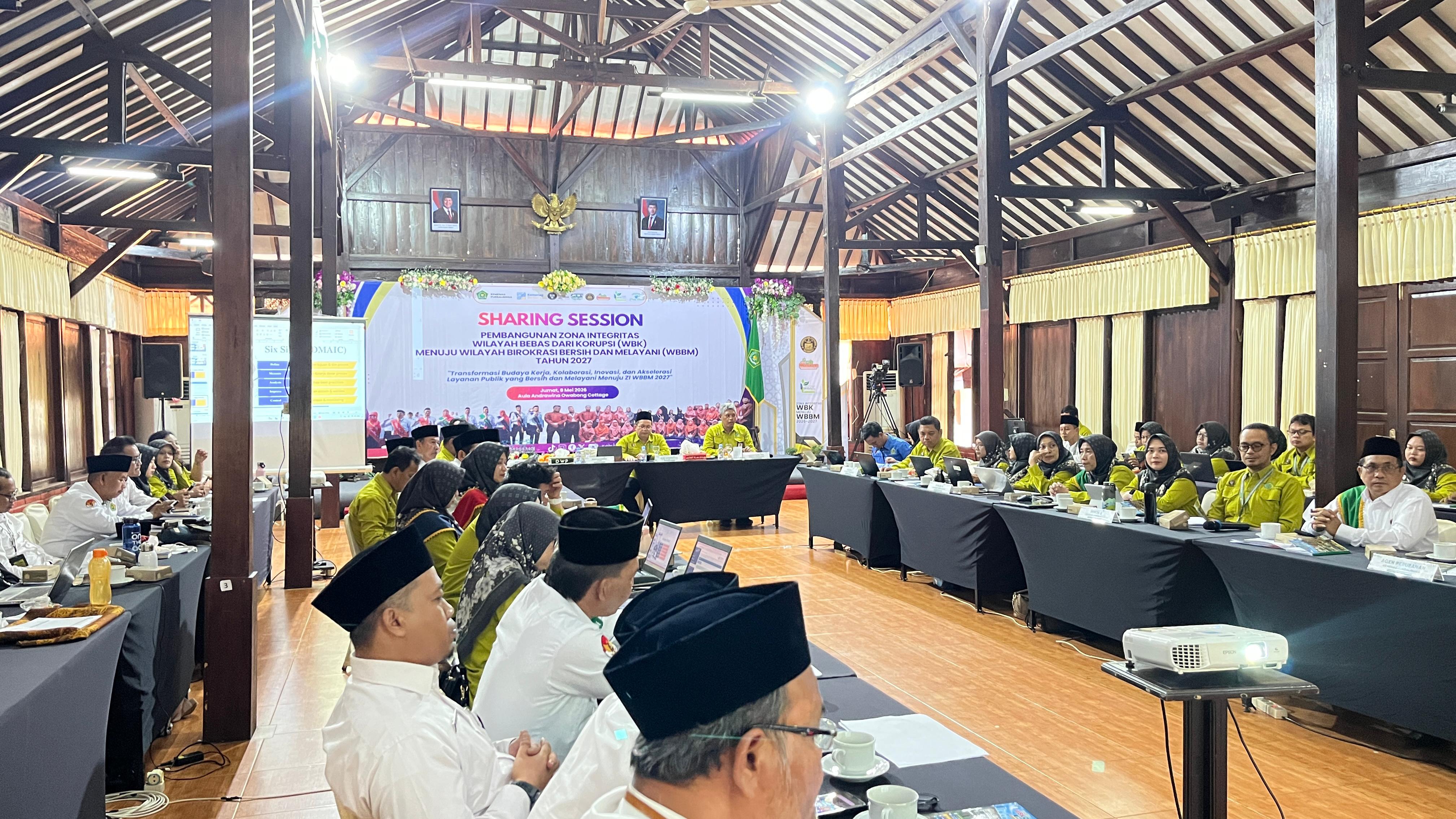 Sharing session PZI menuju WBBM 2027 Kemenag Purbalingga