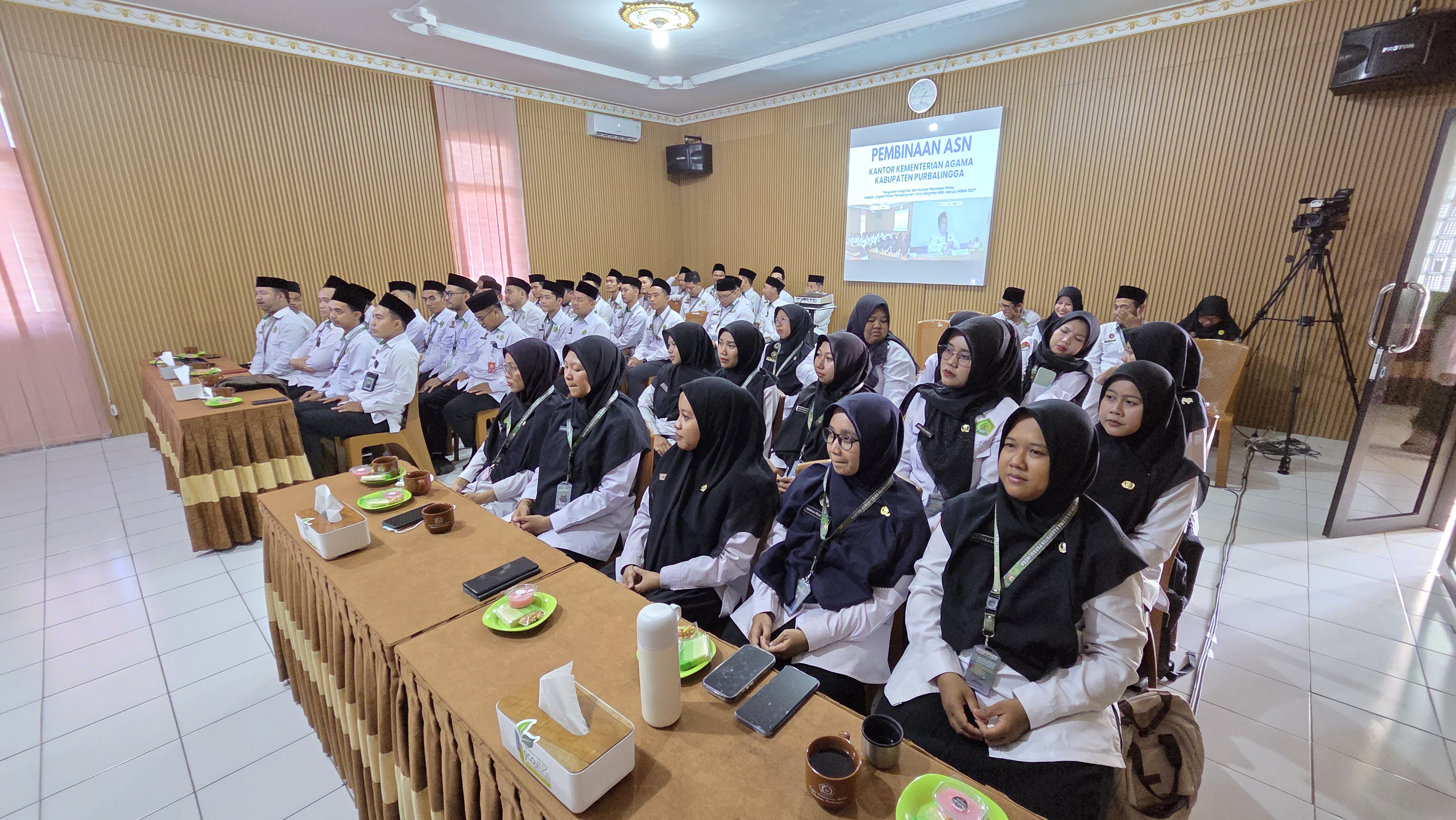 56 CPNS Kemenag Purbalingga mendapat bekal penguatan ZI WBK menuju WBBM