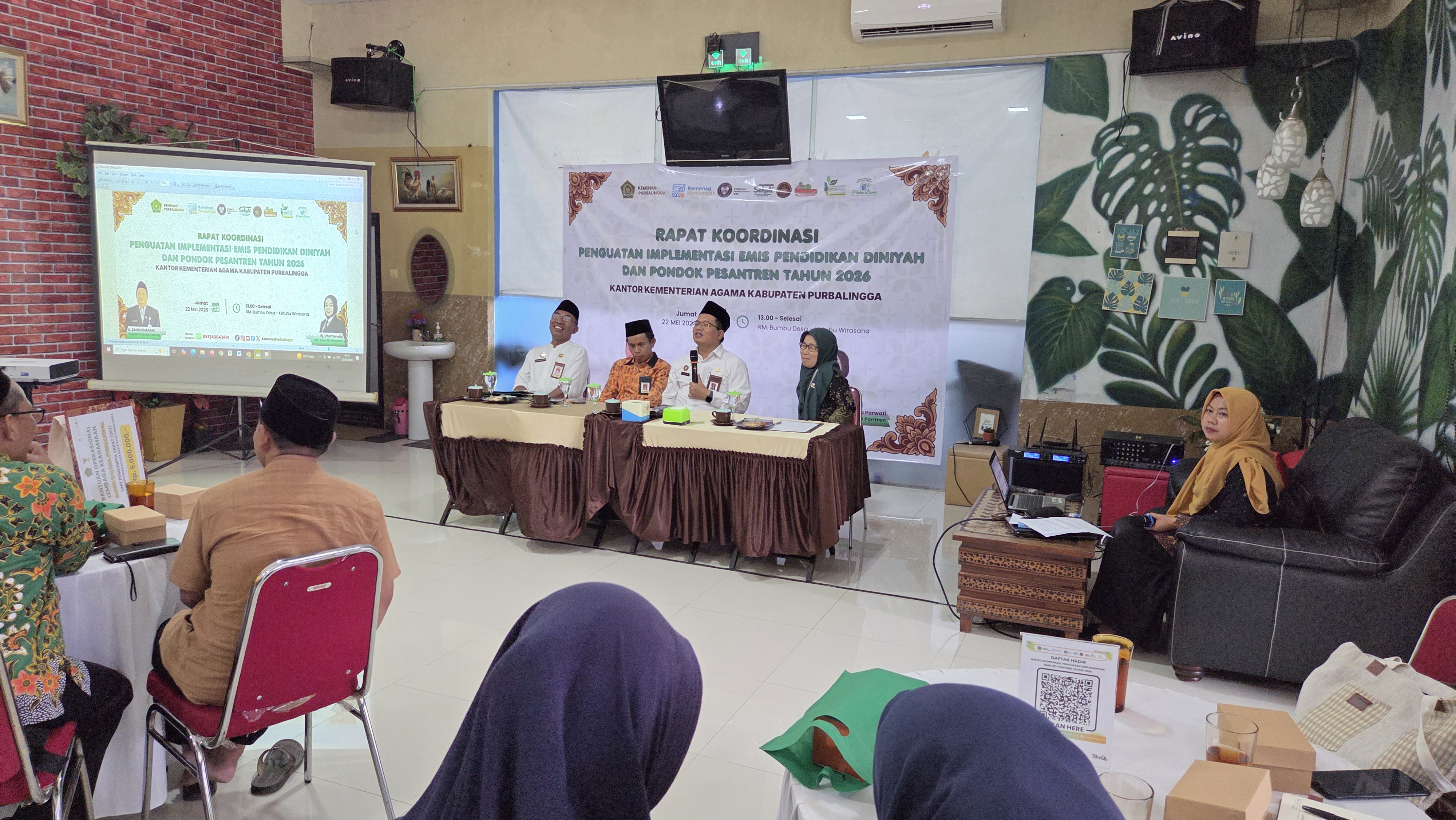 Rakor BAP Emis Pondok pesantren