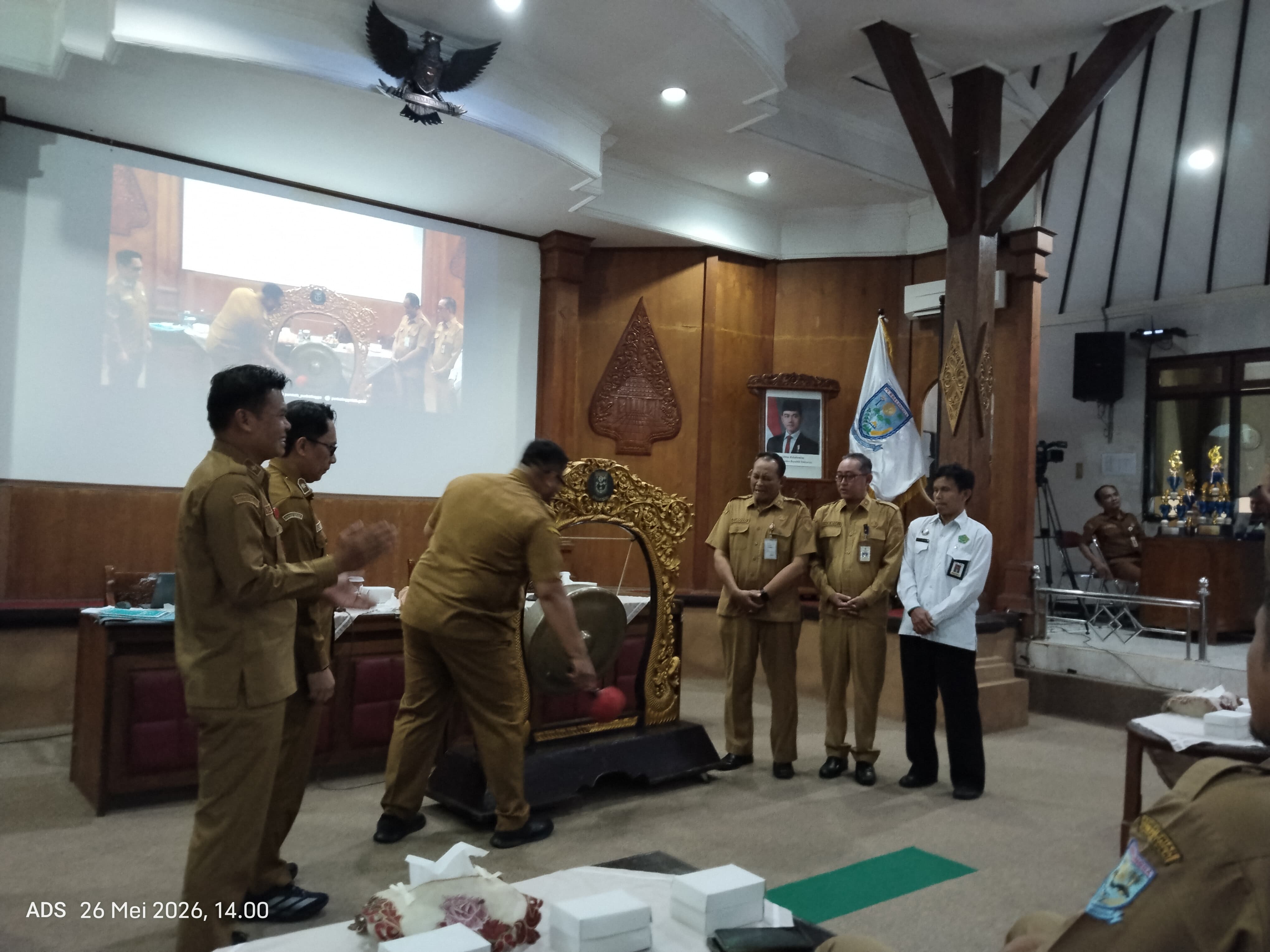 Kasi Pendidikan Madrasah (Penma) Kantor Kementerian Agama Kabupaten Purbalingga, Wisnu Sudarman mengikuti kegiatan launching dan sosialisasi Sistem Penerimaan Murid Baru (SPMB) Kabupaten Purbalingga Tahun 2026