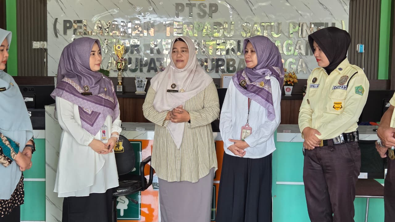Briefing pagi PTSP Kemenag Purbalingga
