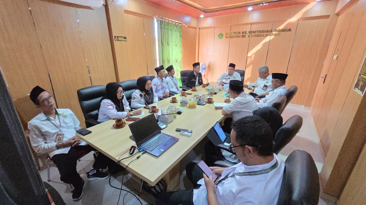 Audiensi PGSI Purbalingga ke Kemenag Purbalingga